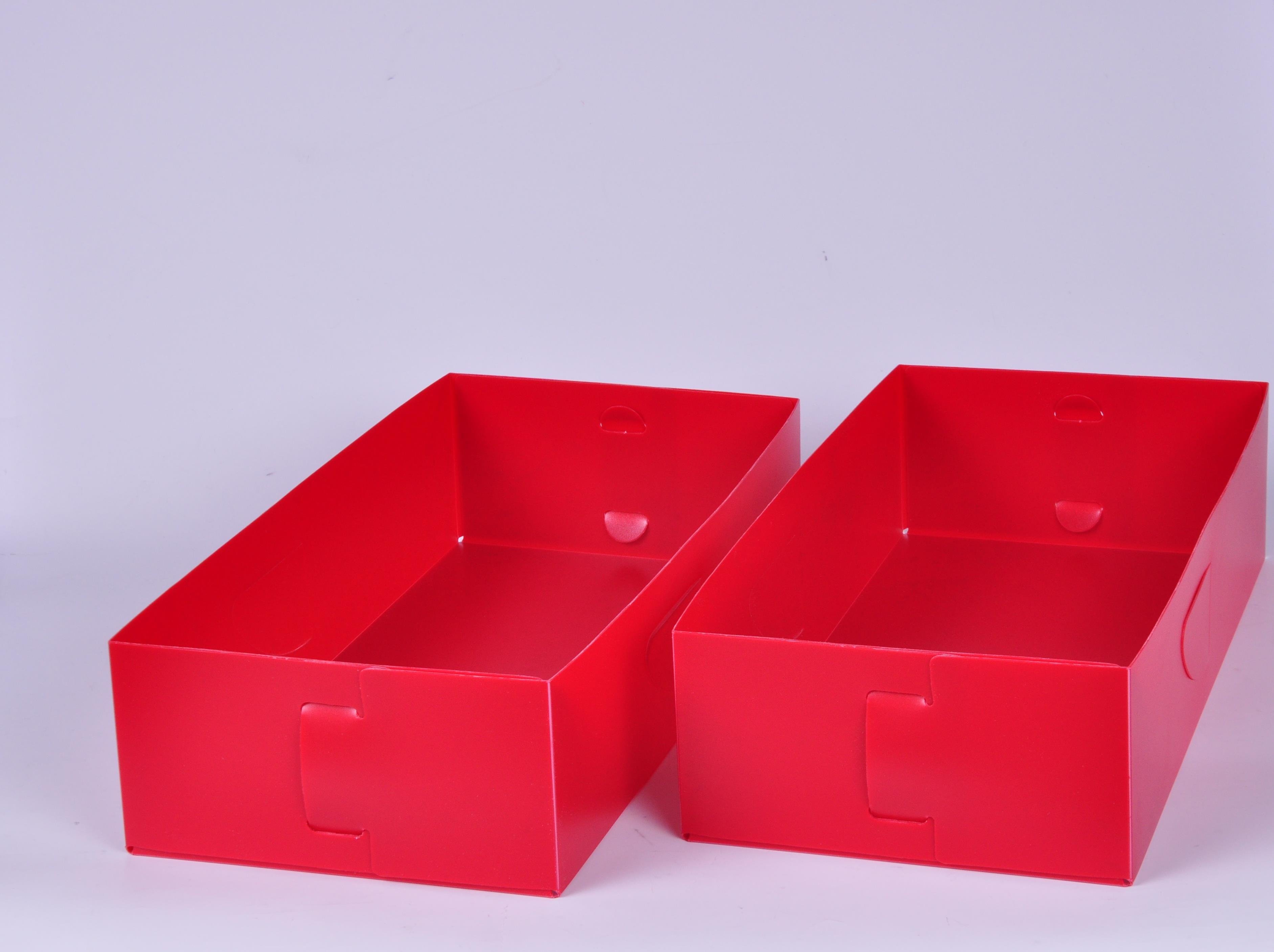 Çekmece İçi Düzenleyici 2 Adet Kutu Kırmızı 30X15X7Cm