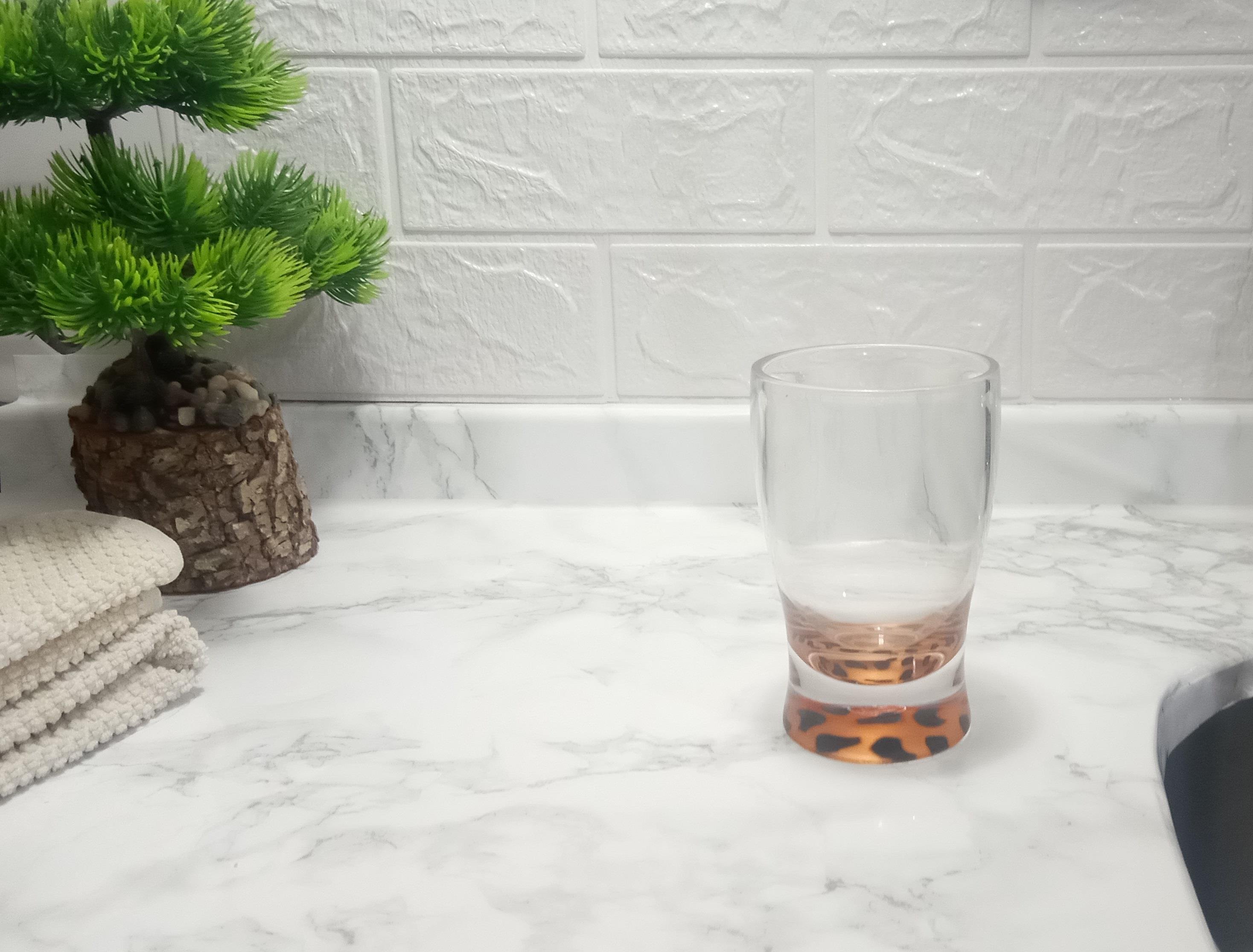 Diş Fırçalık Macun Kabı Leopar 6x6x11cm 270ml