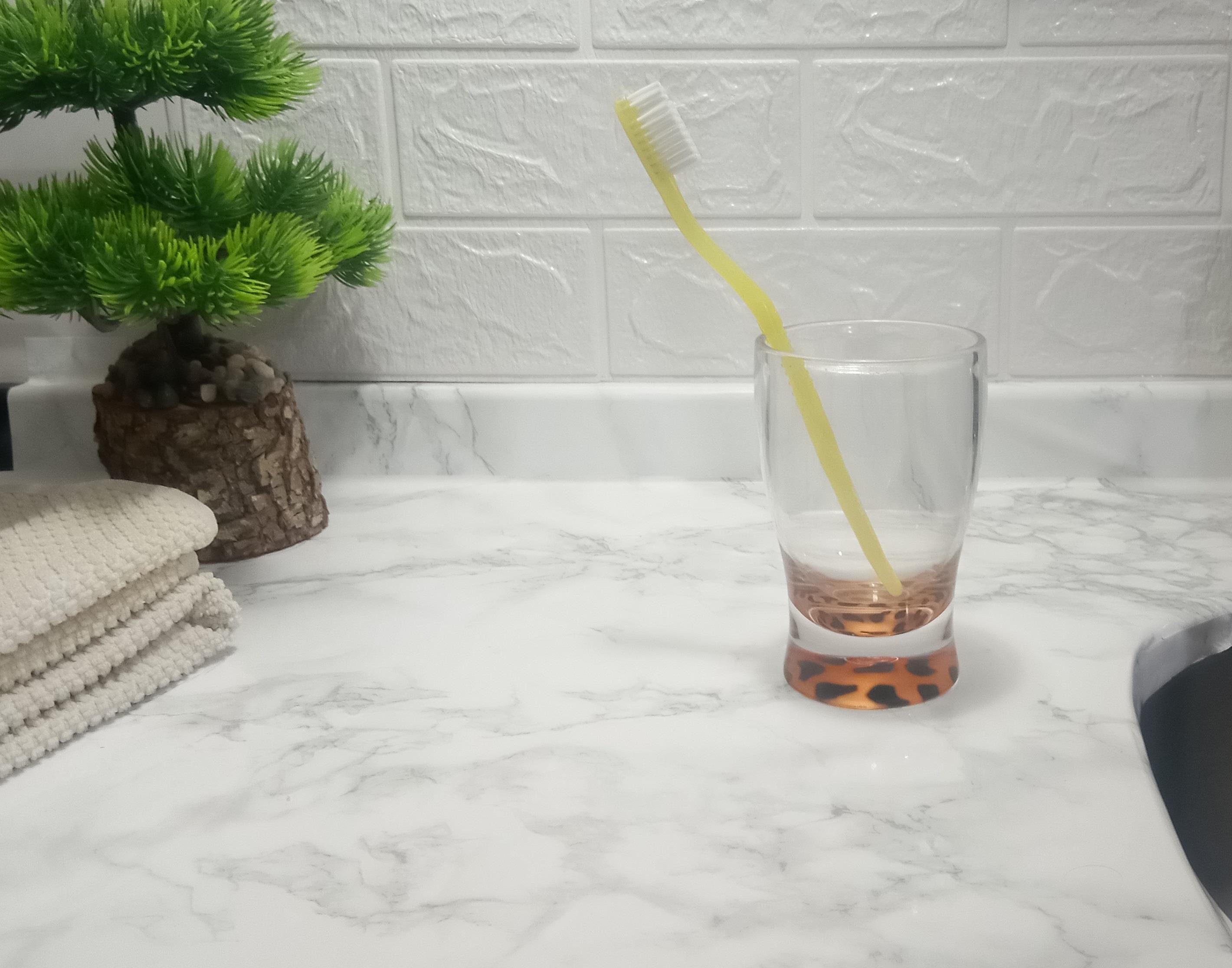 Diş Fırçalık Macun Kabı Leopar 6x6x11cm 270ml