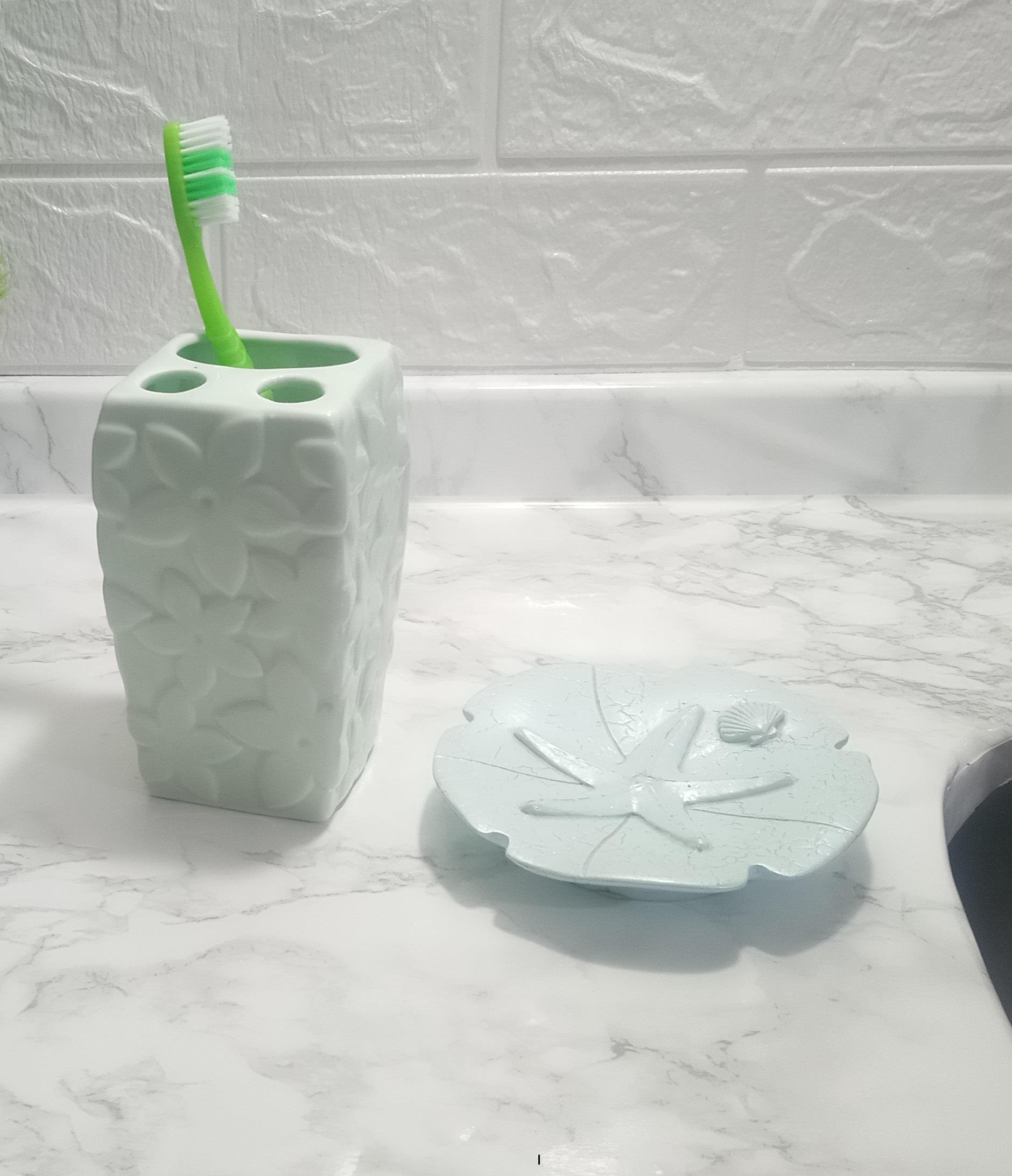 Diş Fırçalık Ve Sabunluk 2 Li Banyo Seti