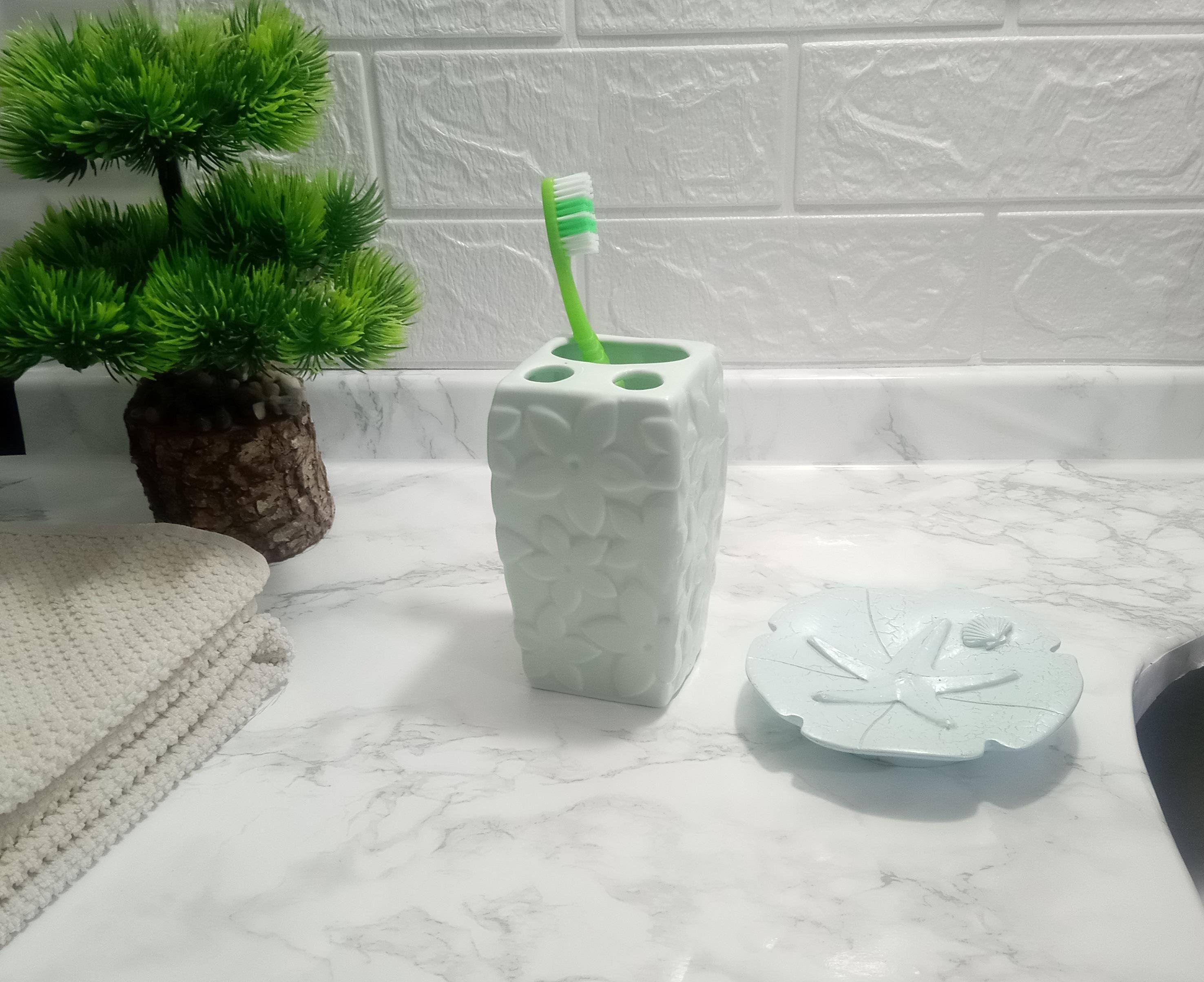 Diş Fırçalık Ve Sabunluk 2 Li Banyo Seti