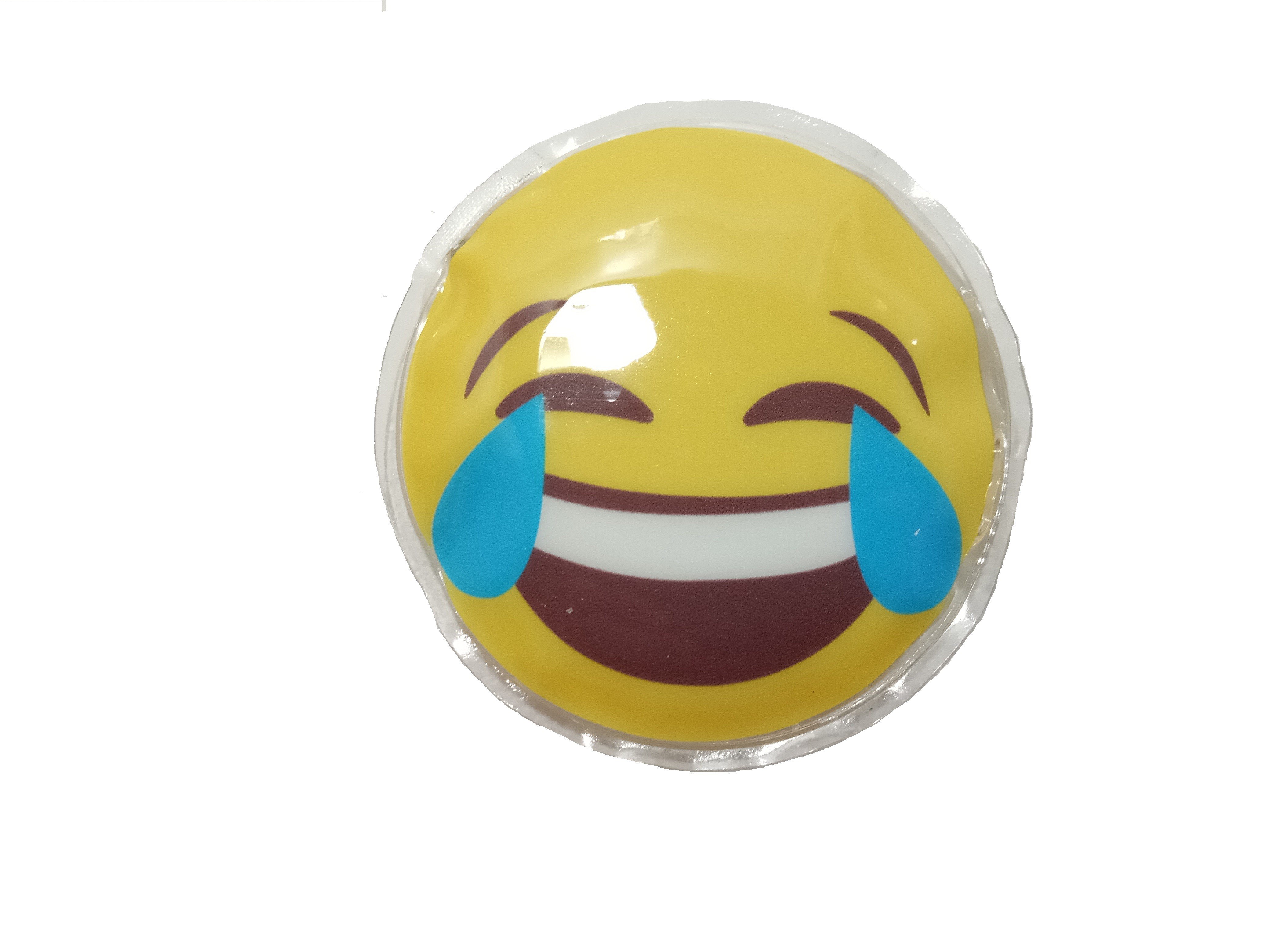 Gülen Emoji Cep Sobası El Isıtıcı,Sıcak Su Torbası Pvc  9Cm