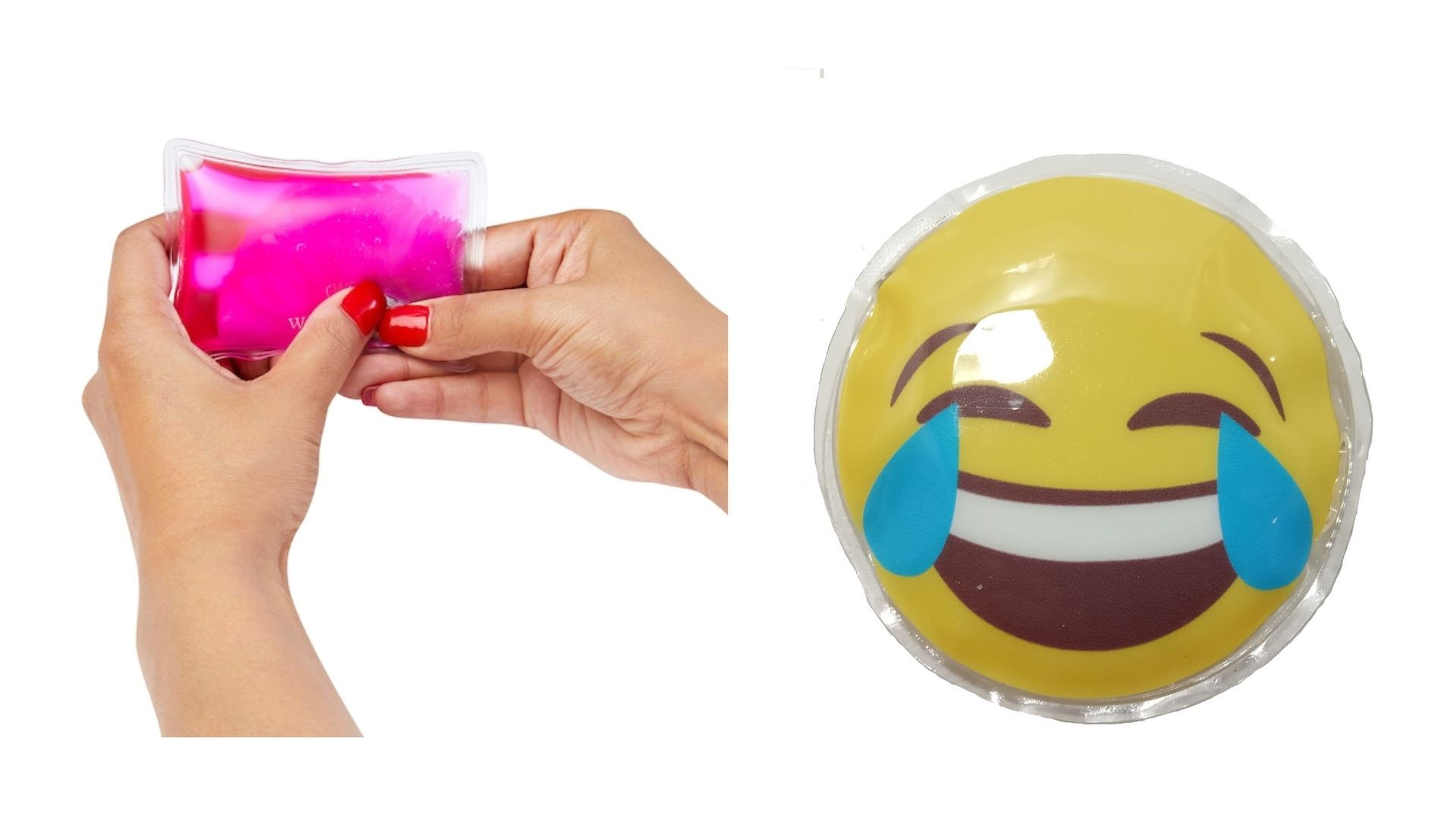 Gülen Emoji Cep Sobası El Isıtıcı,Sıcak Su Torbası Pvc  9Cm