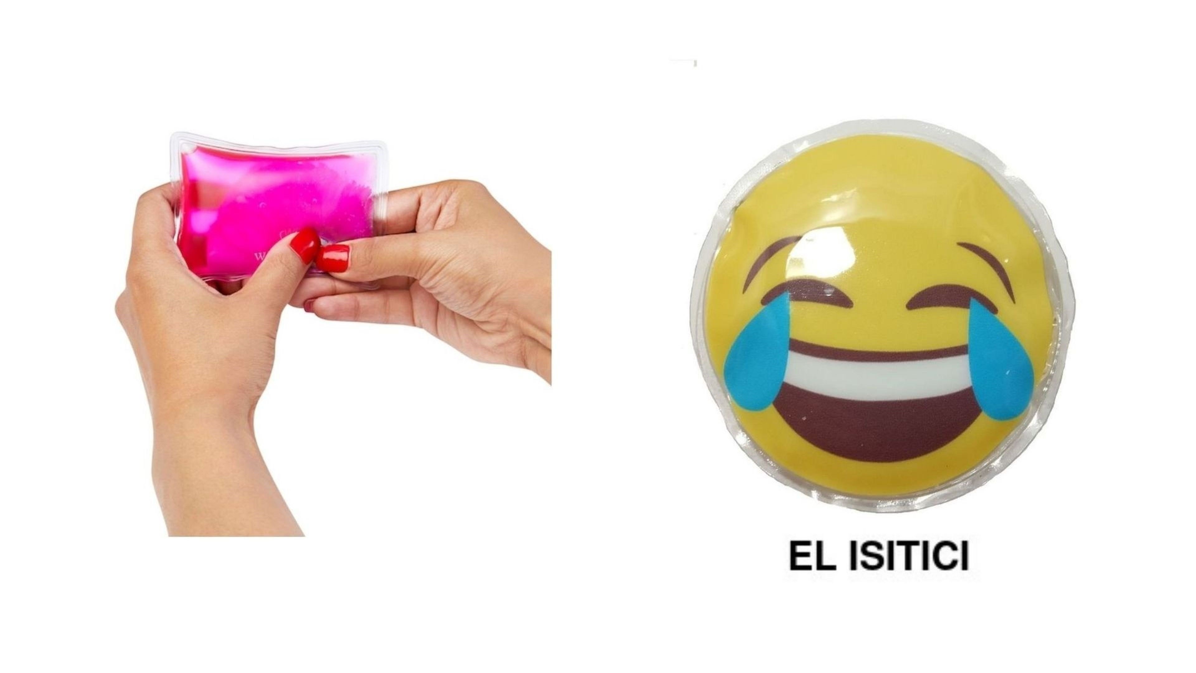 Gülen Emoji Cep Sobası El Isıtıcı,Sıcak Su Torbası Pvc  9Cm