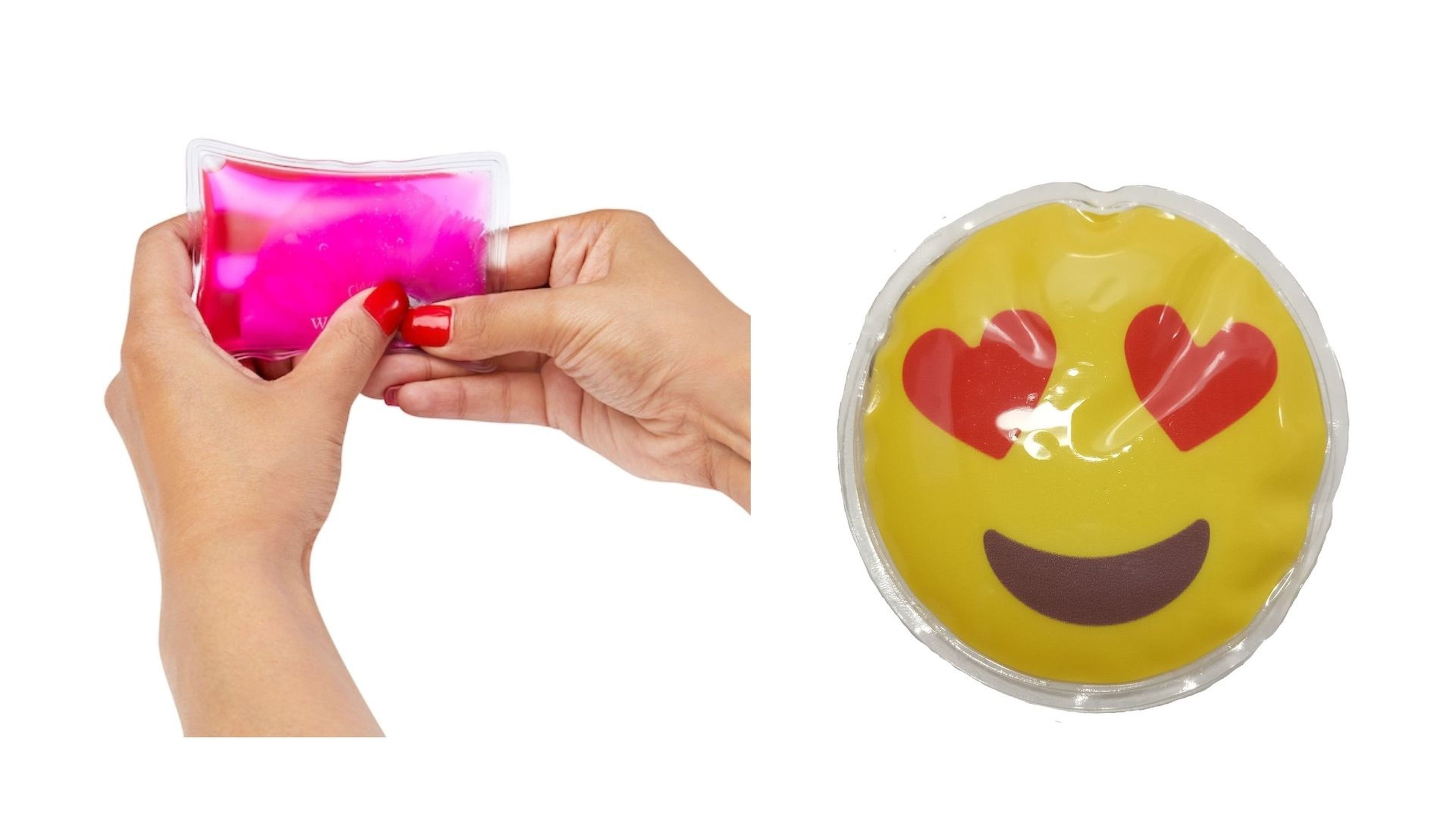Kalp Emoji Cep Sobası El Isıtıcı,Sıcak Su Torbası Pvc  9Cm