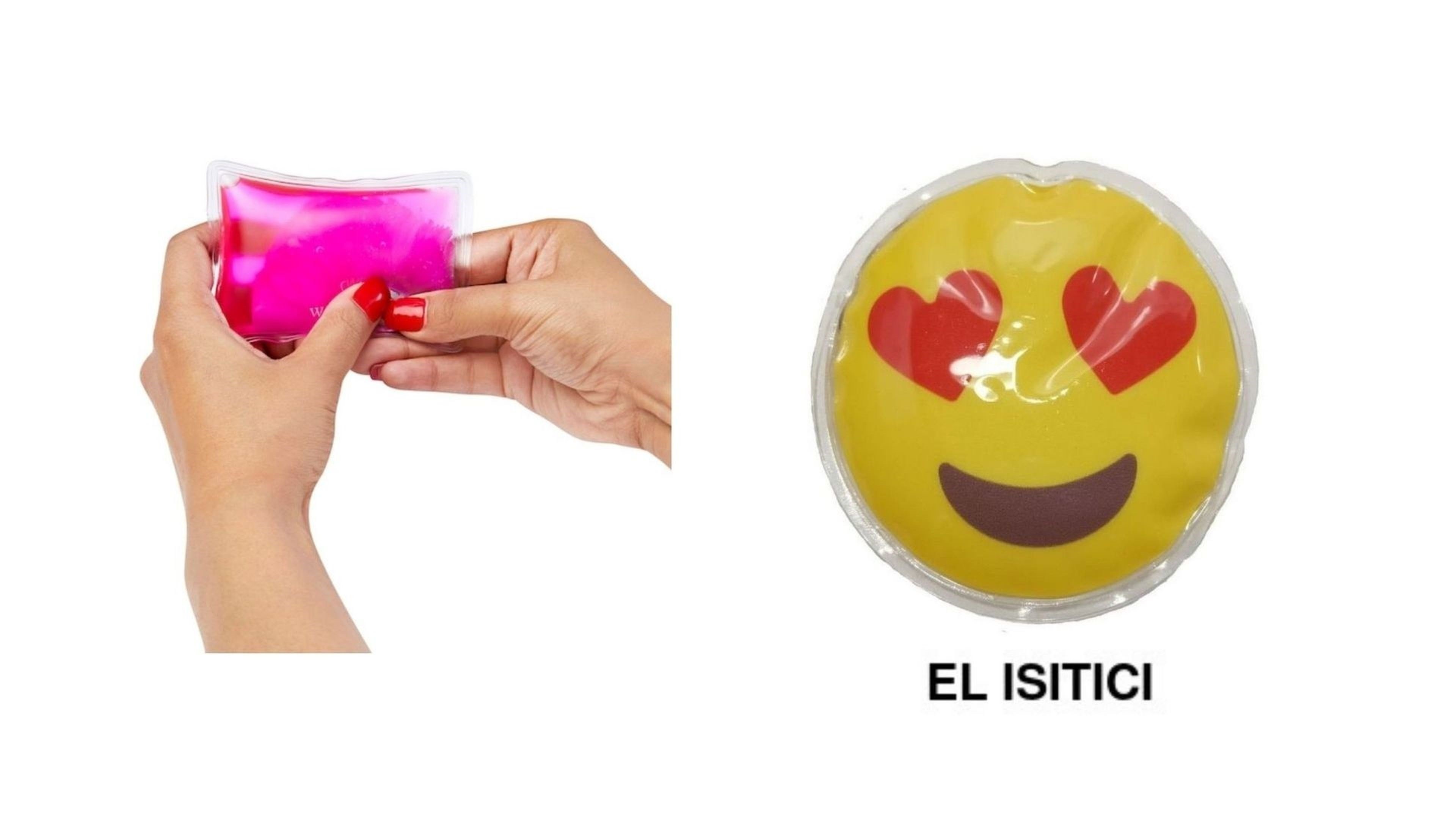 Kalp Emoji Cep Sobası El Isıtıcı,Sıcak Su Torbası Pvc  9Cm