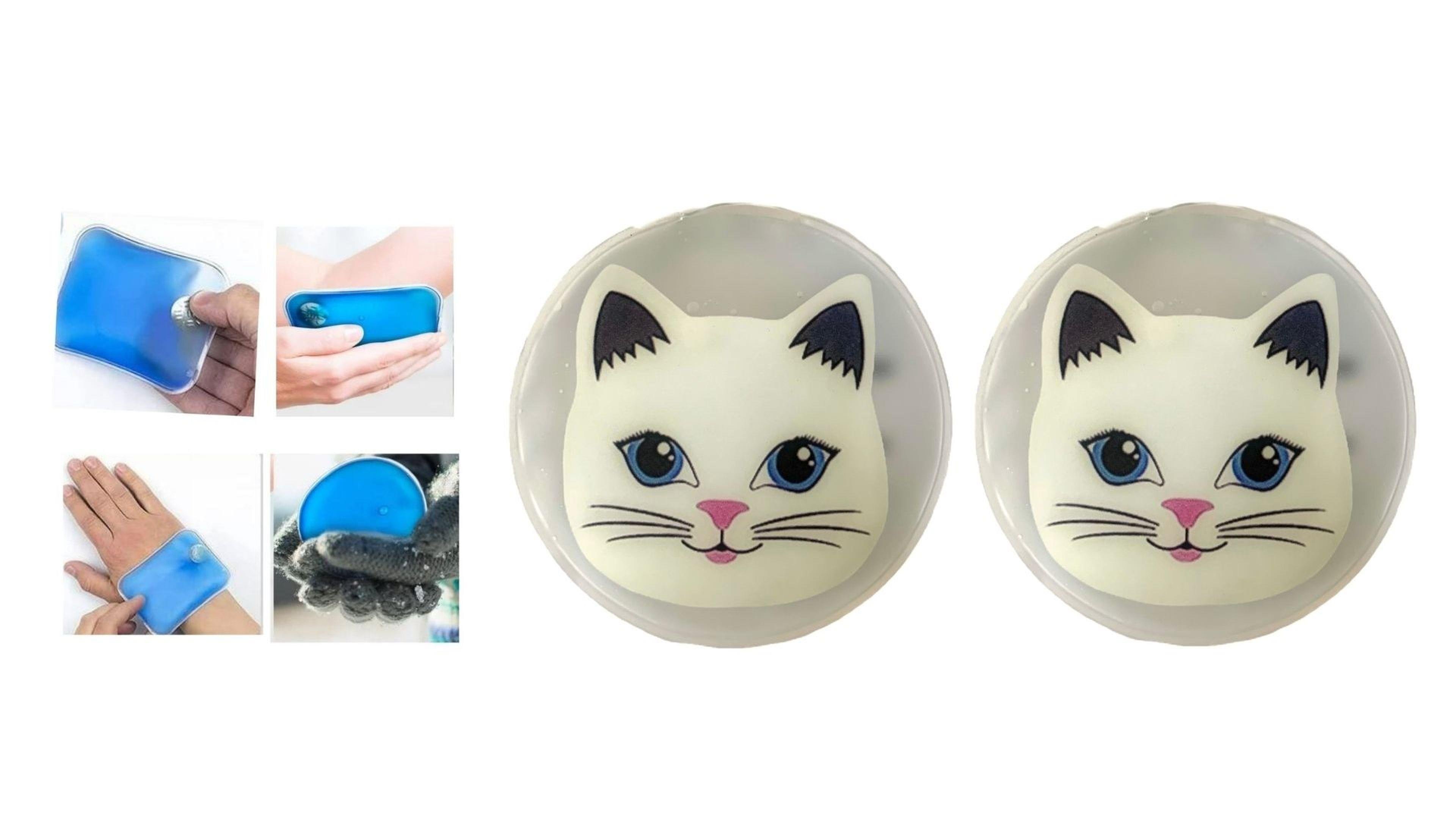 Kedi Cep Sobası,El Isıtıcı,2 Adet Sıcak Su Torbası Pvc  9Cm