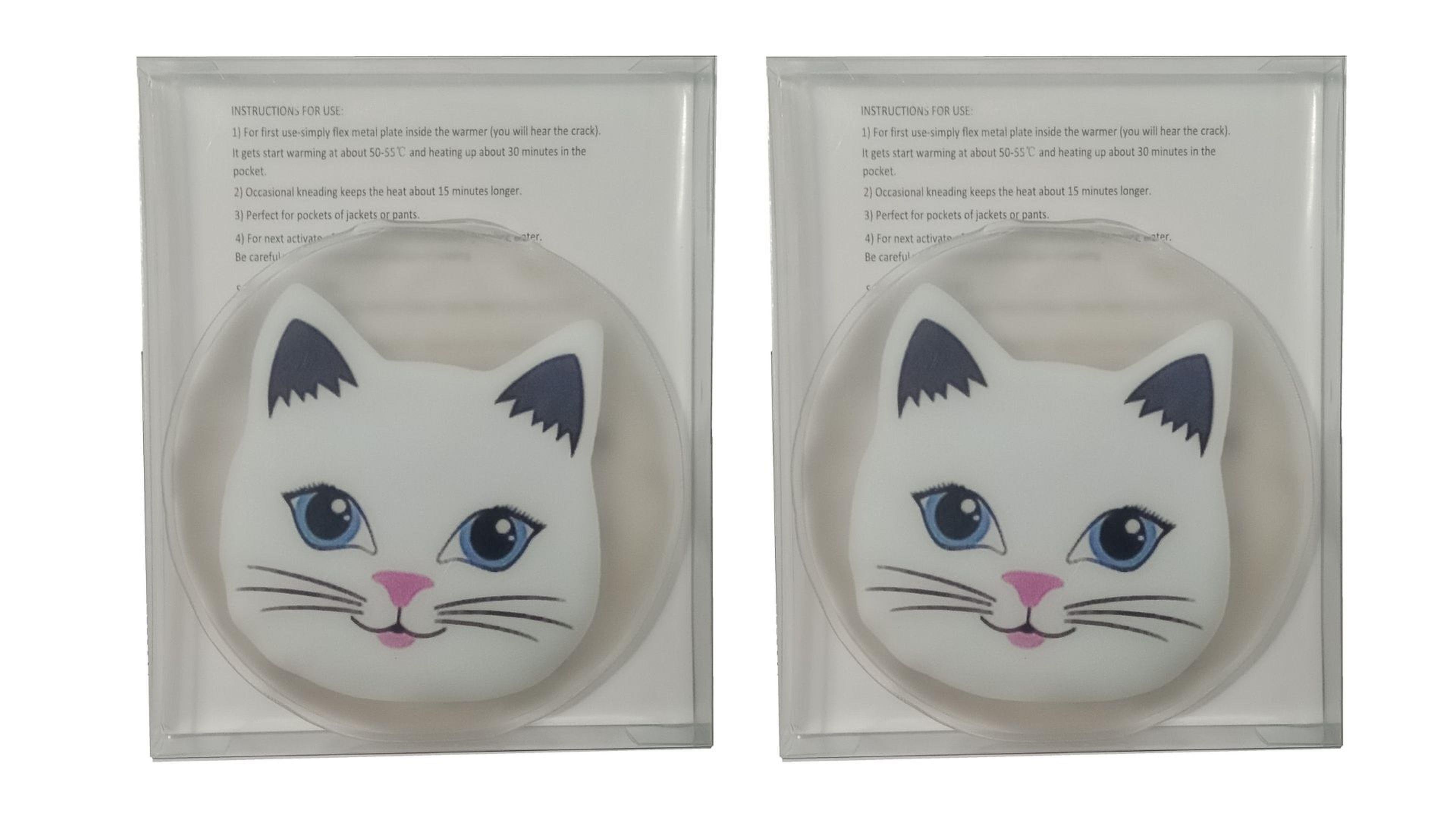 Kedi Cep Sobası,El Isıtıcı,2 Adet Sıcak Su Torbası Pvc  9Cm