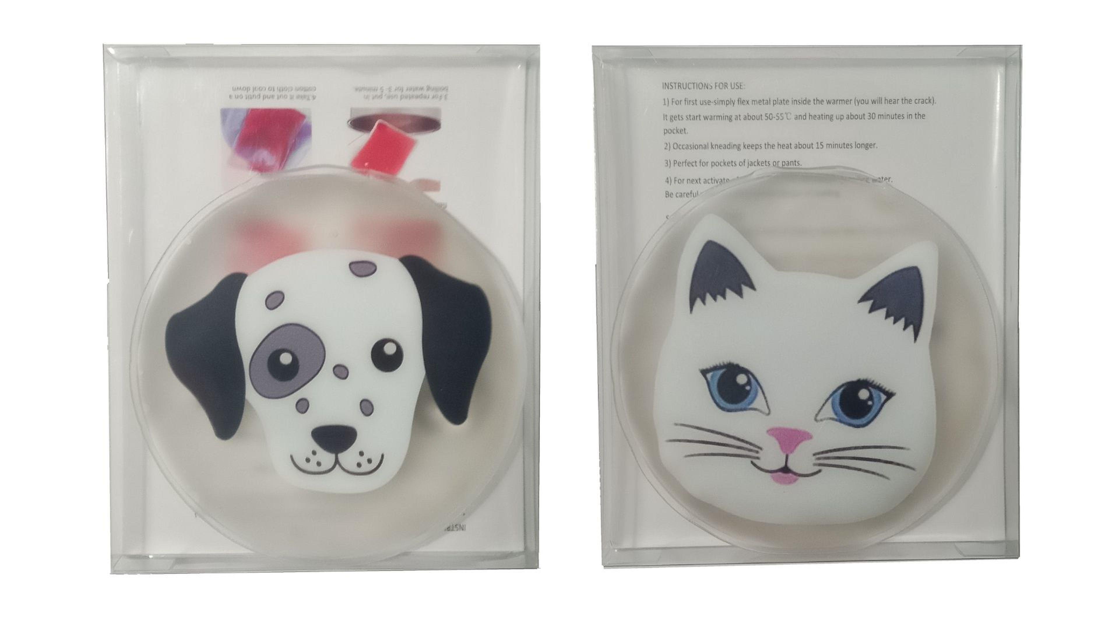 Kedi Ve Köpek Cep Sobası,El Isıtıcı,2 Adet Sıcak Su Torbası Pvc  9Cm