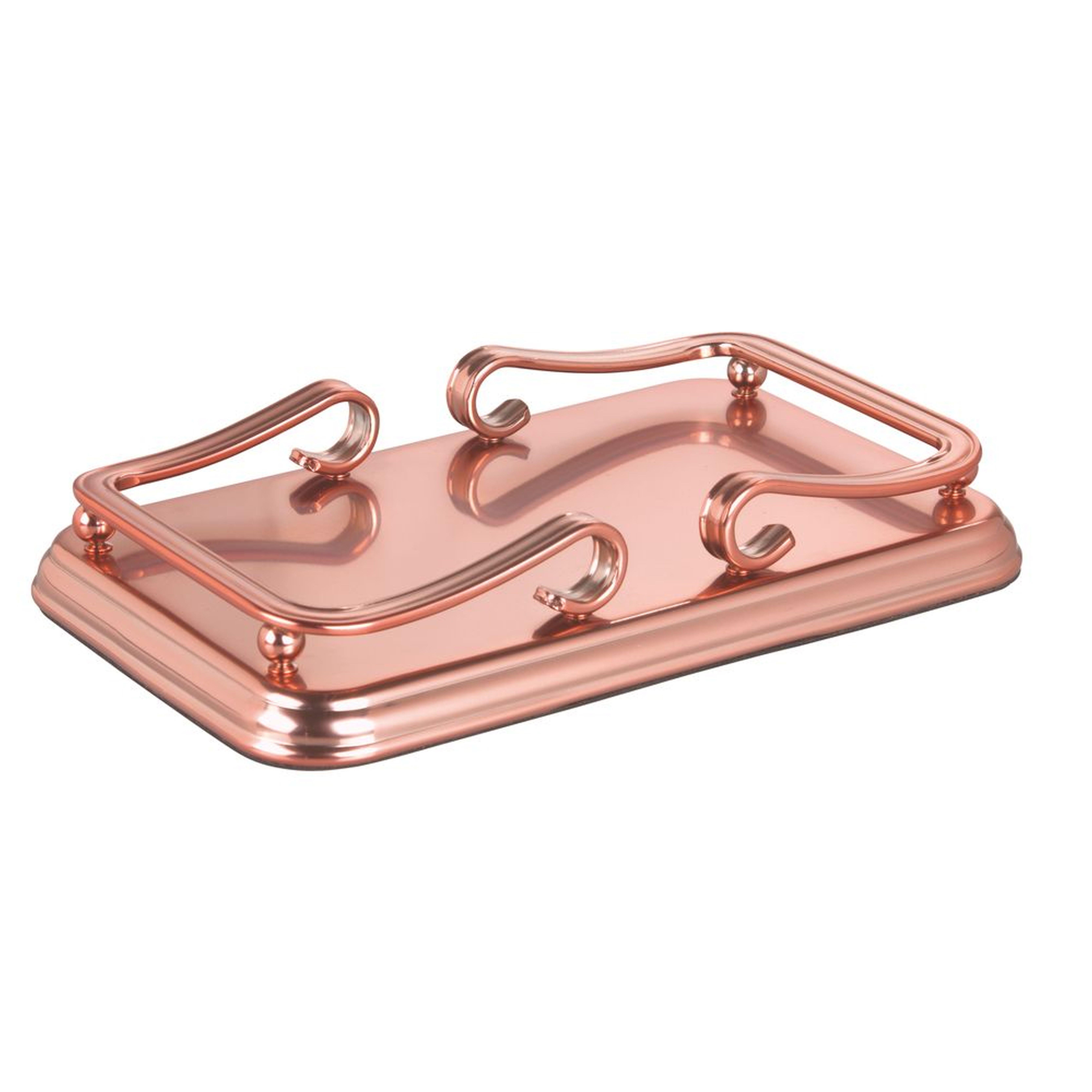 Kozmetik,Makyaj Organizeri Bakır Renkli 25X16X5Cm