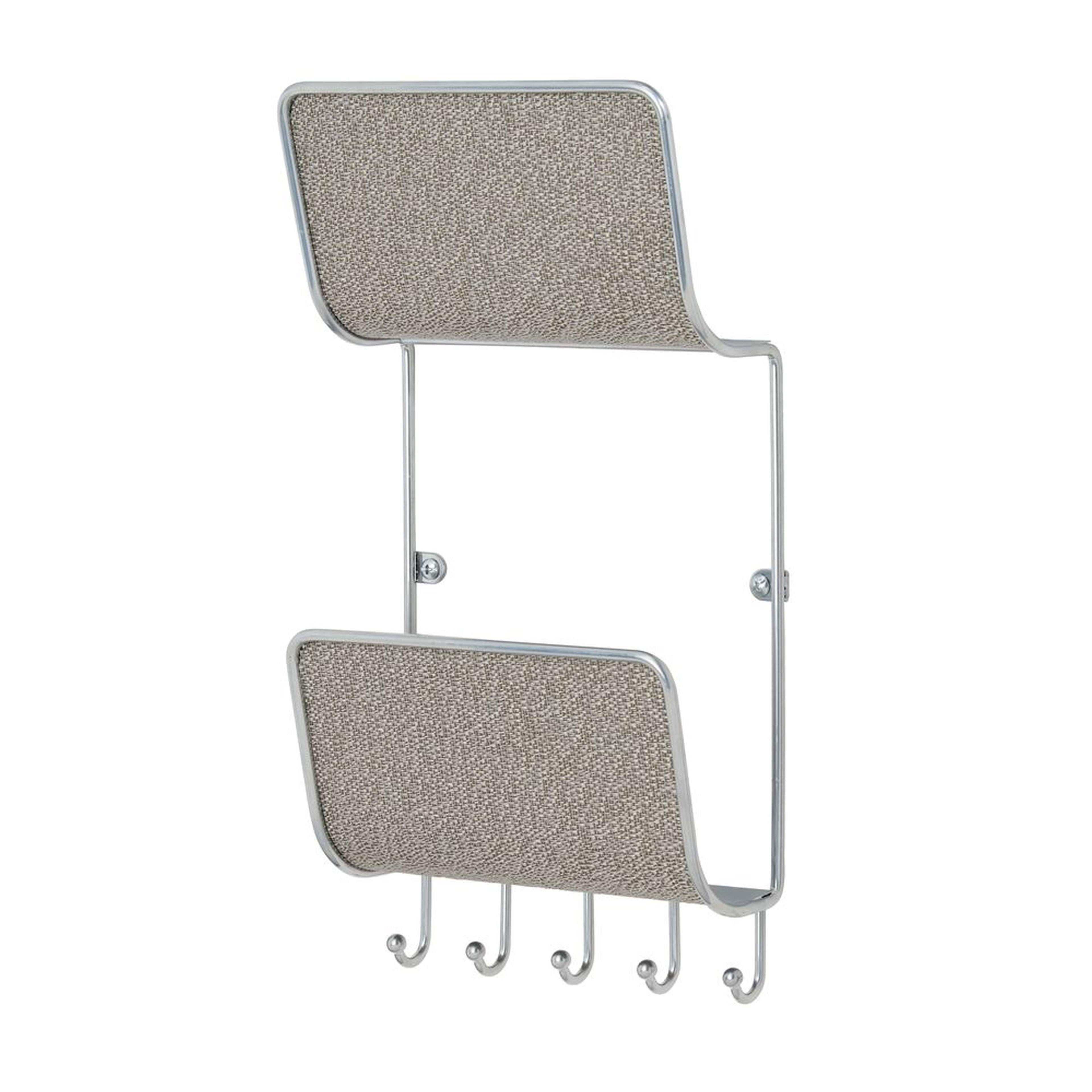 Mutfak Streç Film,Kağıt Havlu,Kupa,Kepçe Düzenleyici Raf Çelik 19X36X8Cm