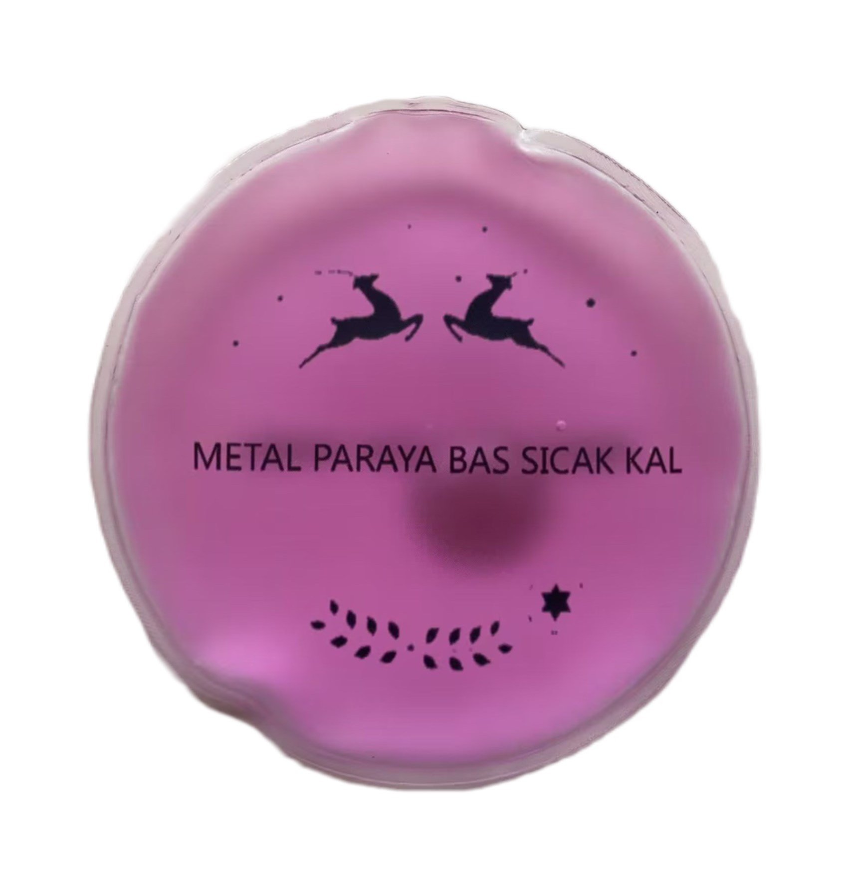 Pembe Ceylan Cep Sobası,El Isıtıcı,Sıcak Su Torbası Pvc  9Cm
