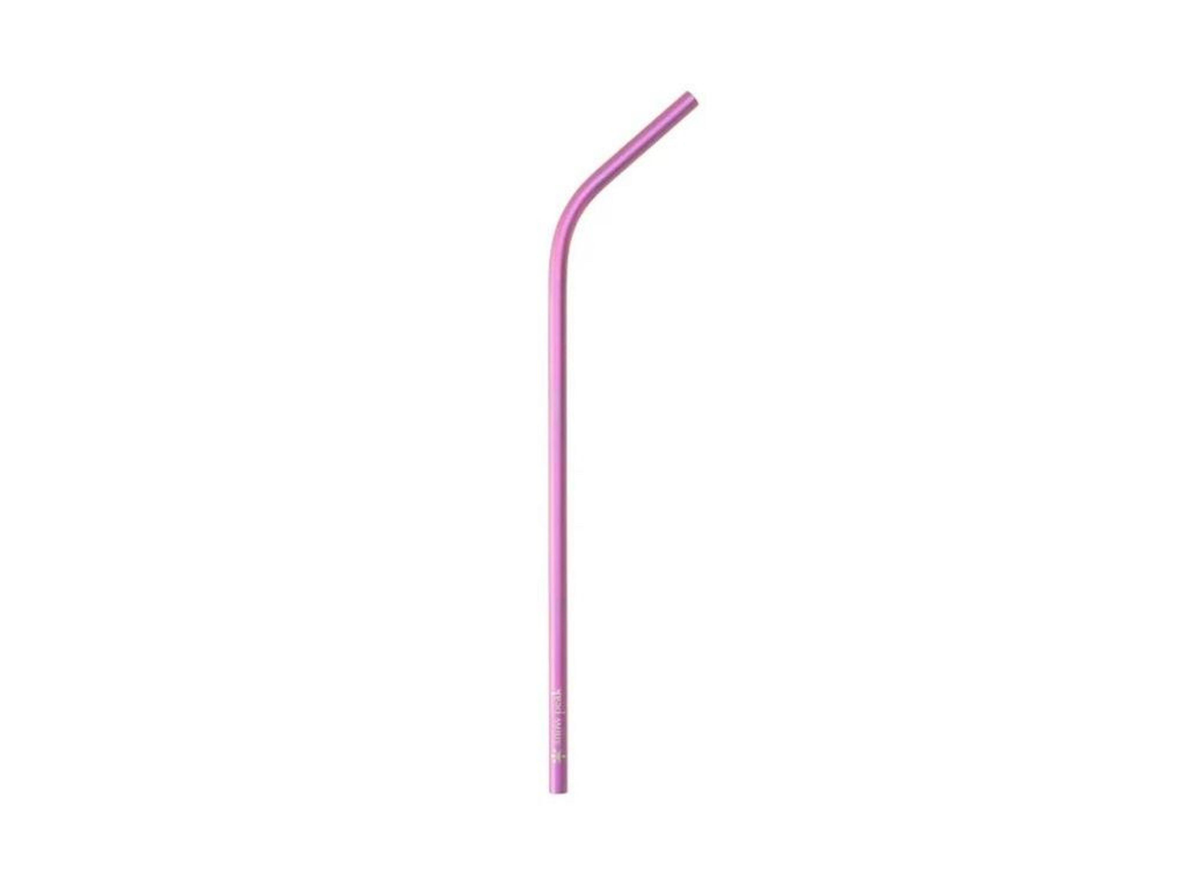 Pembe Pvc Pipet 48 Adet  22Cm