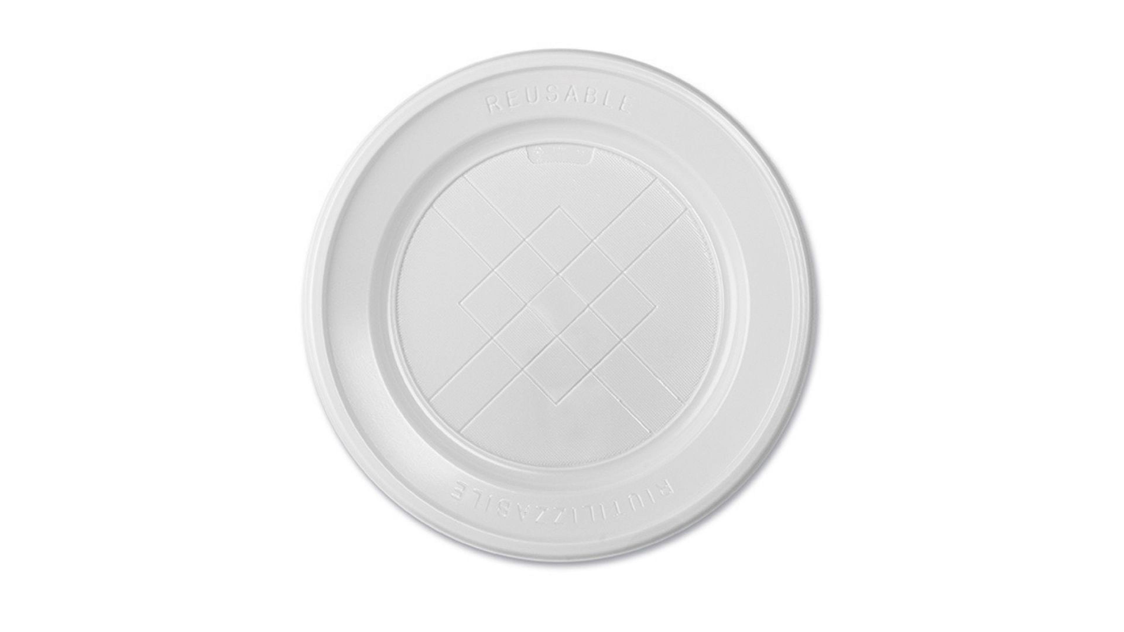 Pvc Tabak Set 36 Adet,Kullan At 20,5Cm Parti,Düğün Yemek Takımı