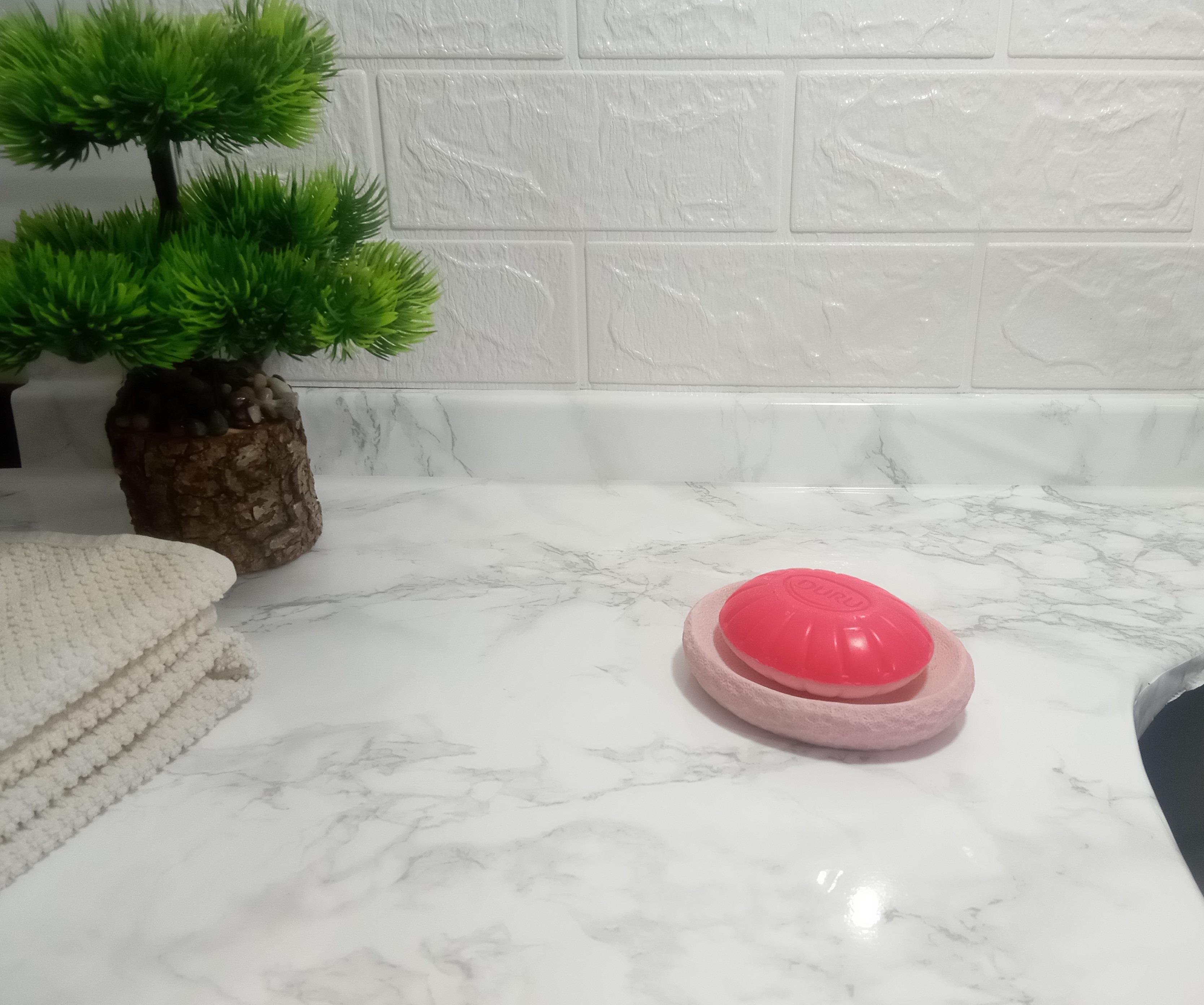 Sabunluk Pembe Petek Desenli 10x8x2cm