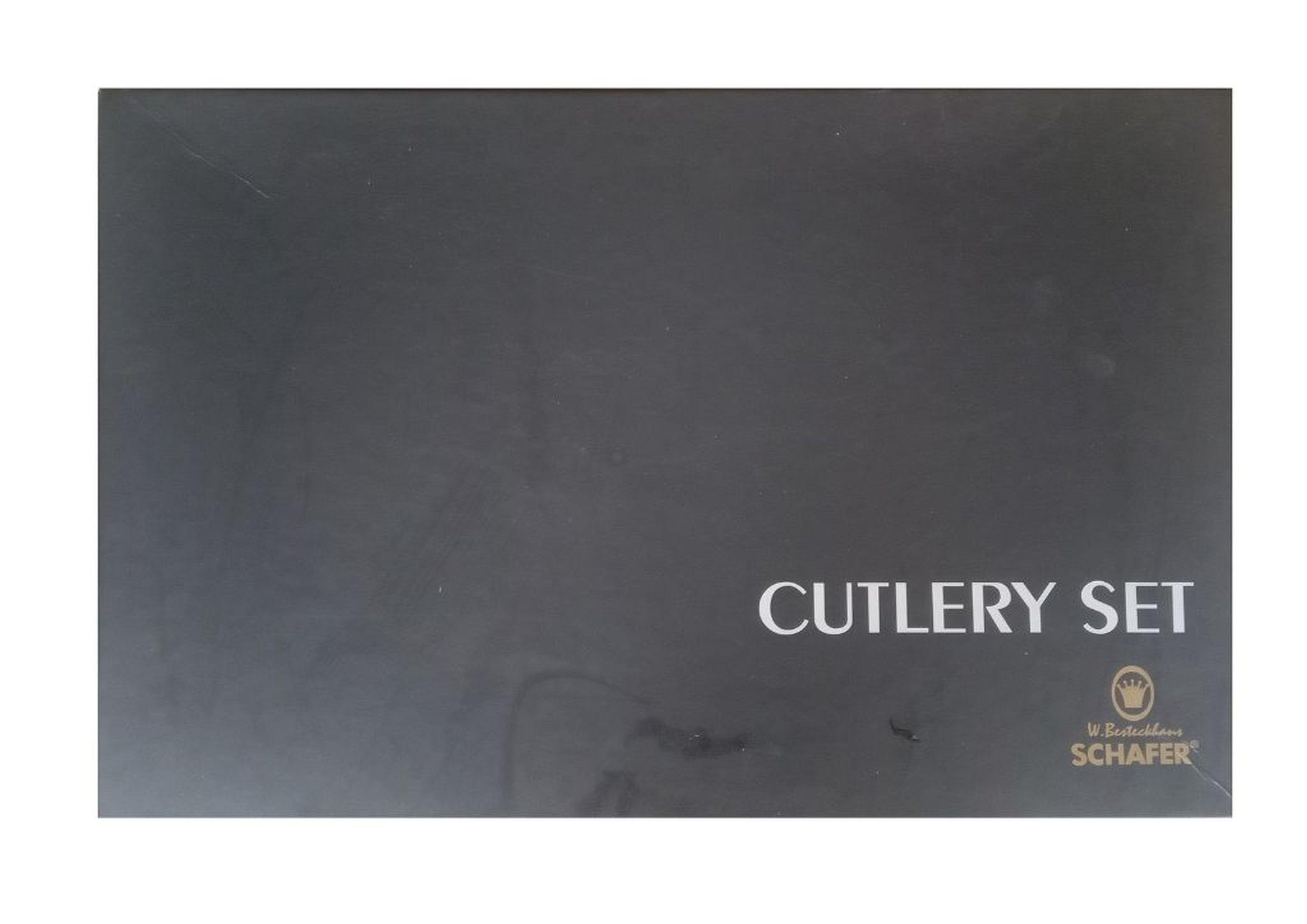 Schafer Cutlery 89 Parça Çatal,Kaşık,Bıçak,Kepçe Seti Özel Kutusunda