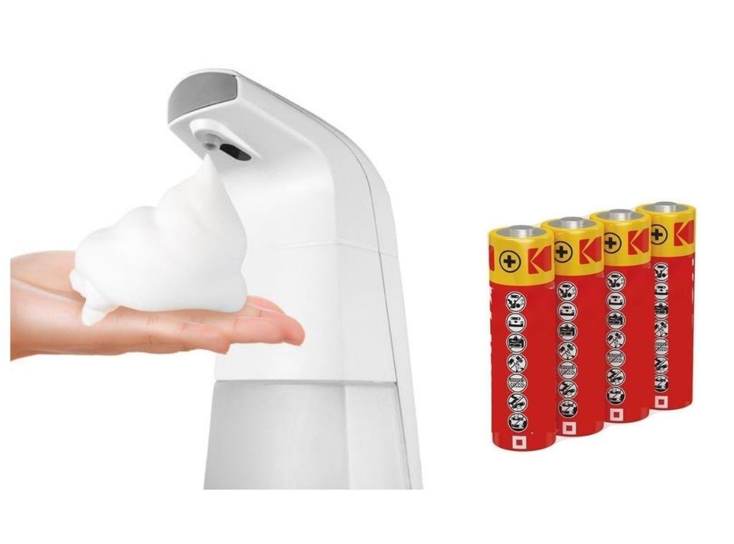 Sensorlu Sıvı Sabunluk Kopuk Verici,Piller Dahil 21X10X5Cm 250Ml Banyo Seti  