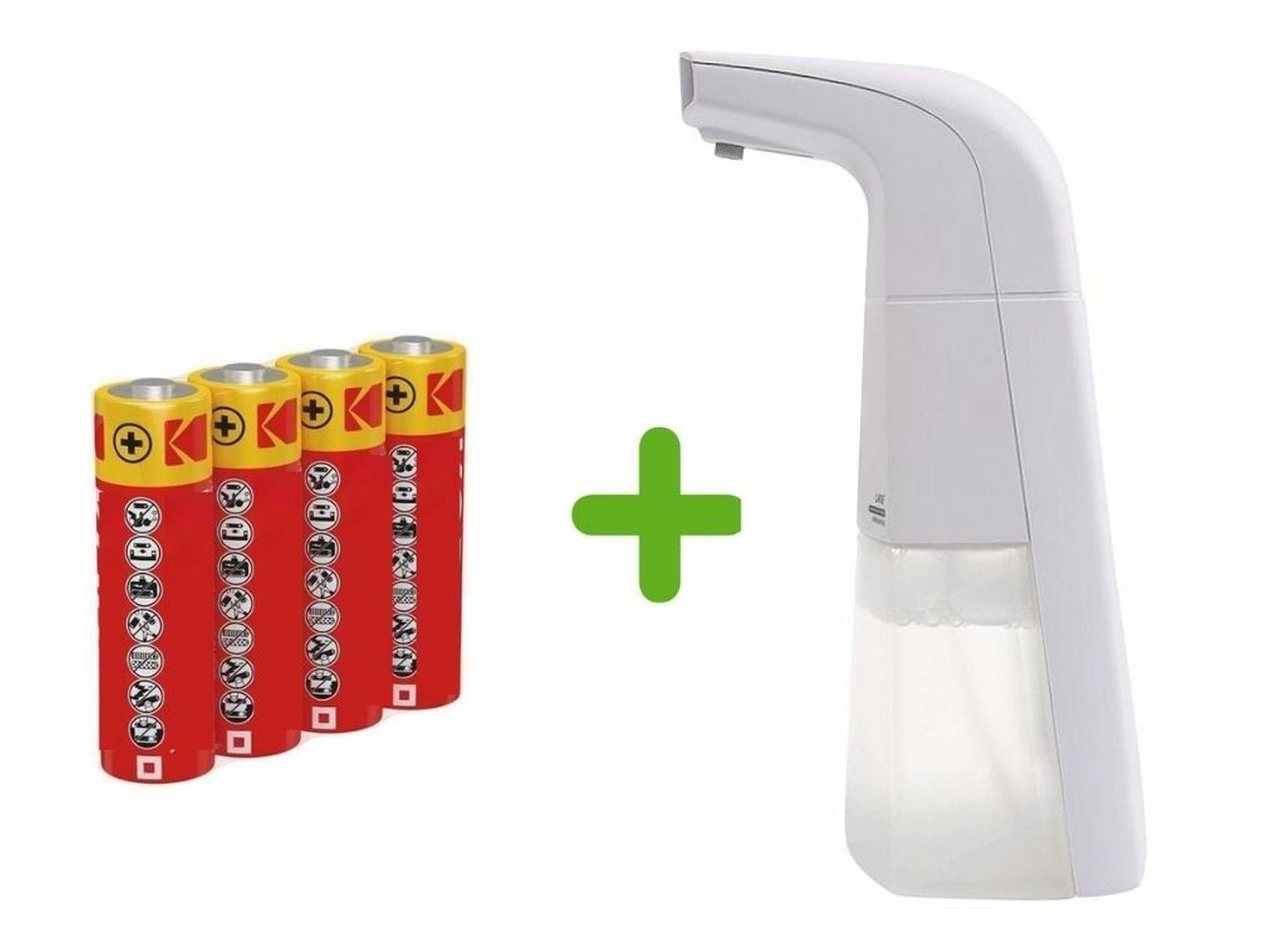 Sensorlu Sıvı Sabunluk Kopuk Verici,Piller Dahil 21X10X5Cm 250Ml Banyo Seti  