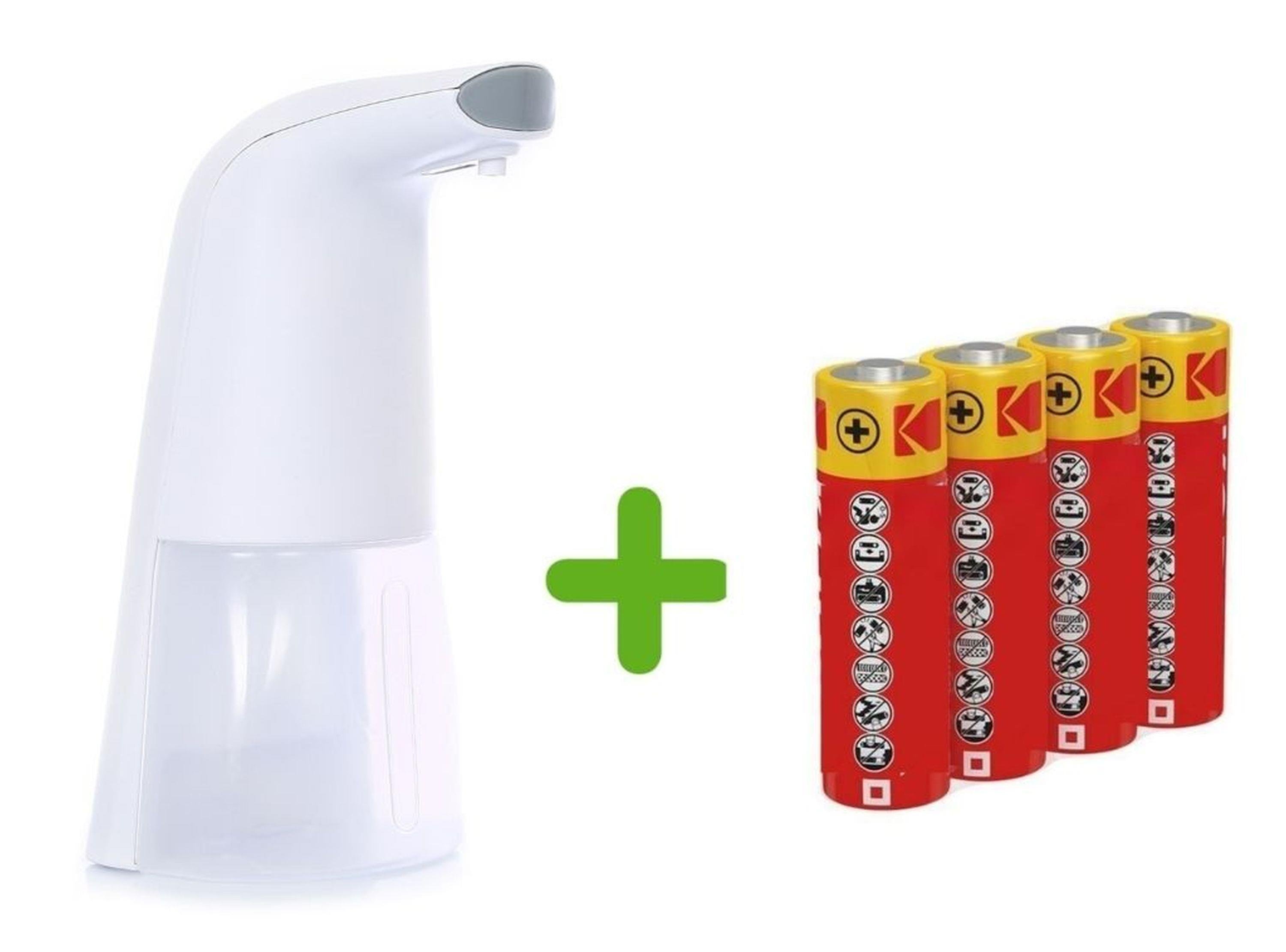 Sensorlu Usb Kablolu Sıvı Sabunluk Kopuk Verici,Piller Dahil 21X5X10Cm 300Ml Banyo Seti  