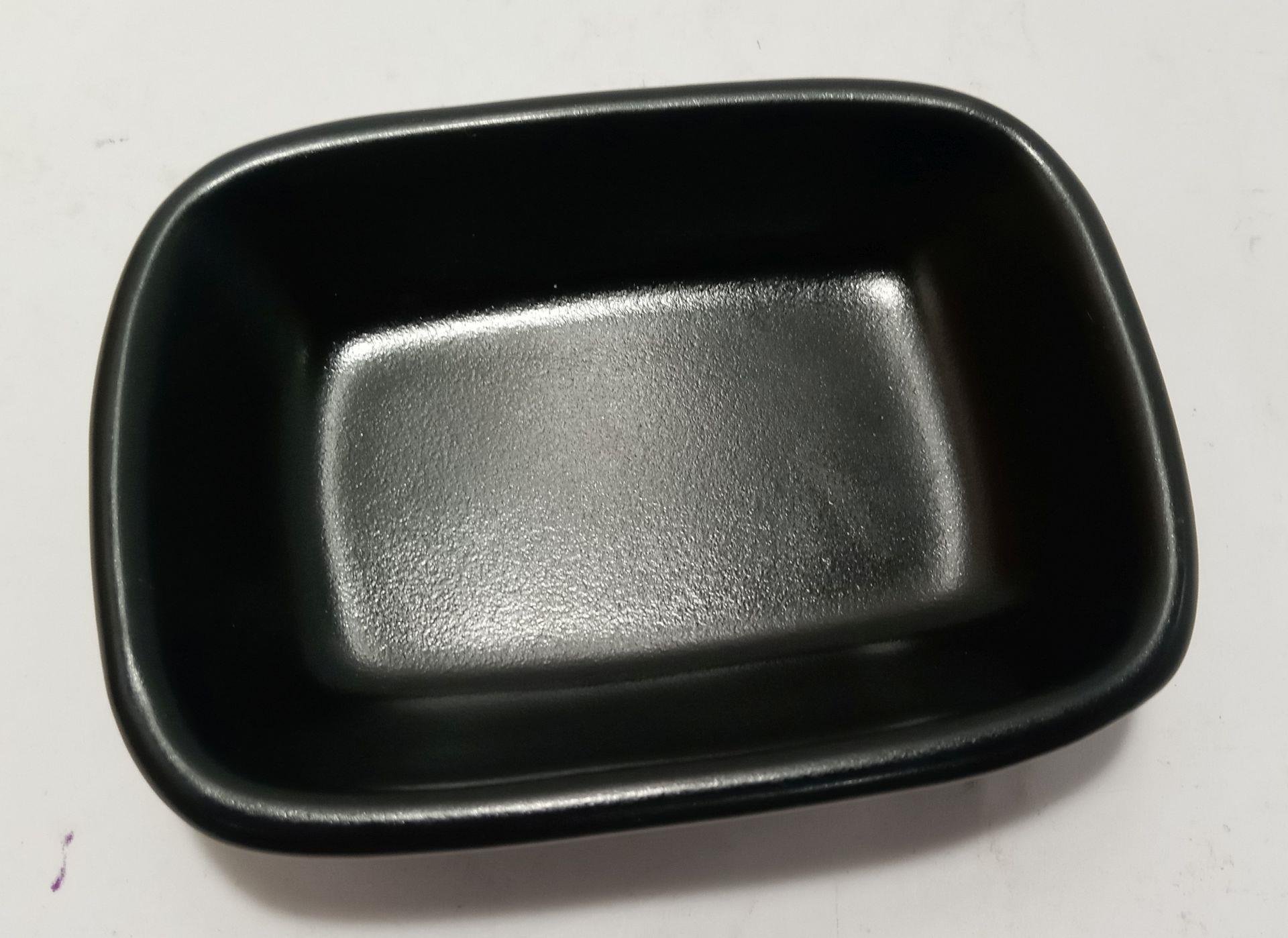 Seramik Sabunluk Siyah Renkli 11,5X8,5X3Cm