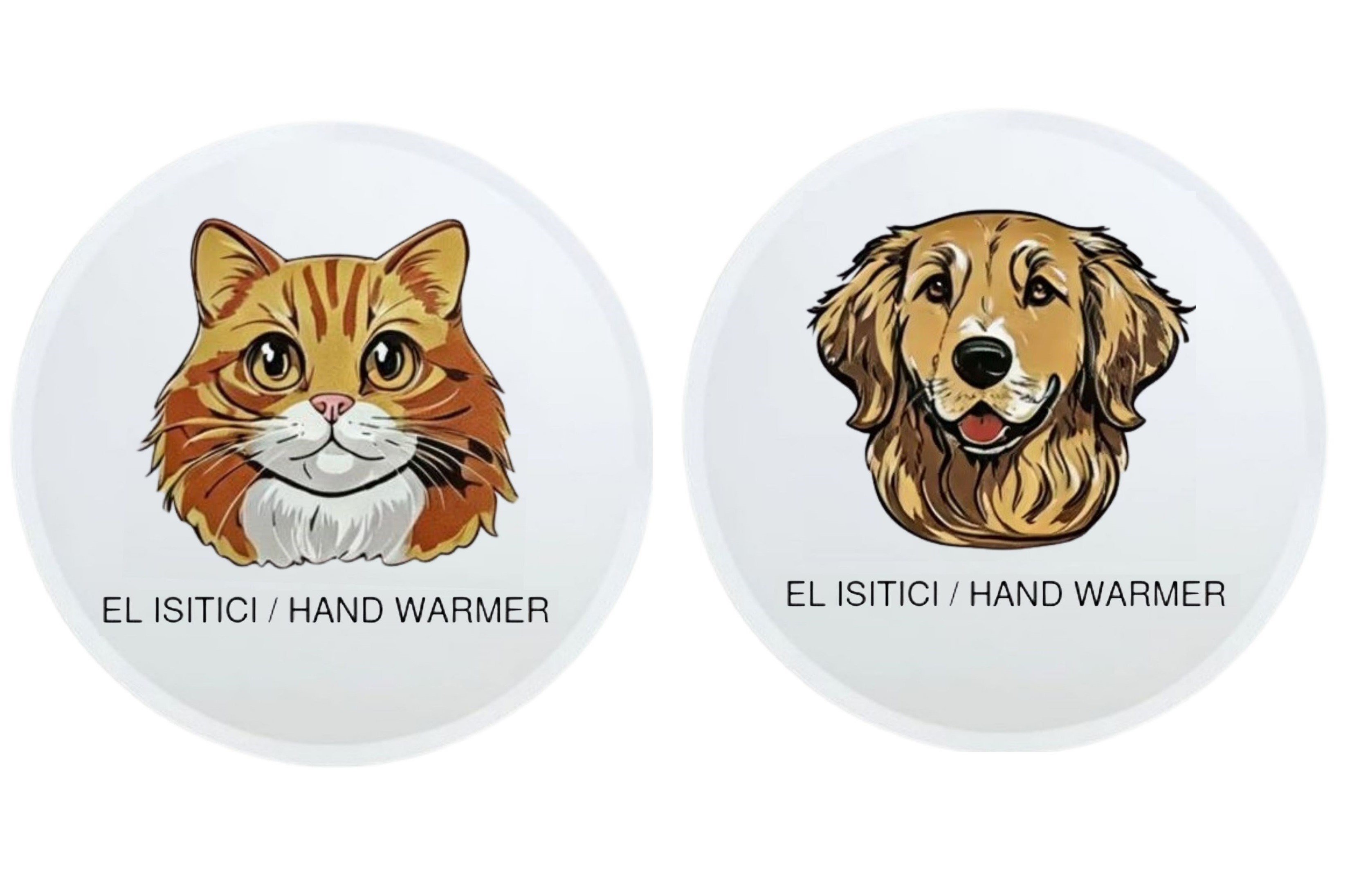 Sıa 2 Adet Kedi Ve Köpek Cep Sobası,El Isıtıcı,Sıcak Su Torbası Pvc  10X9,5Cm