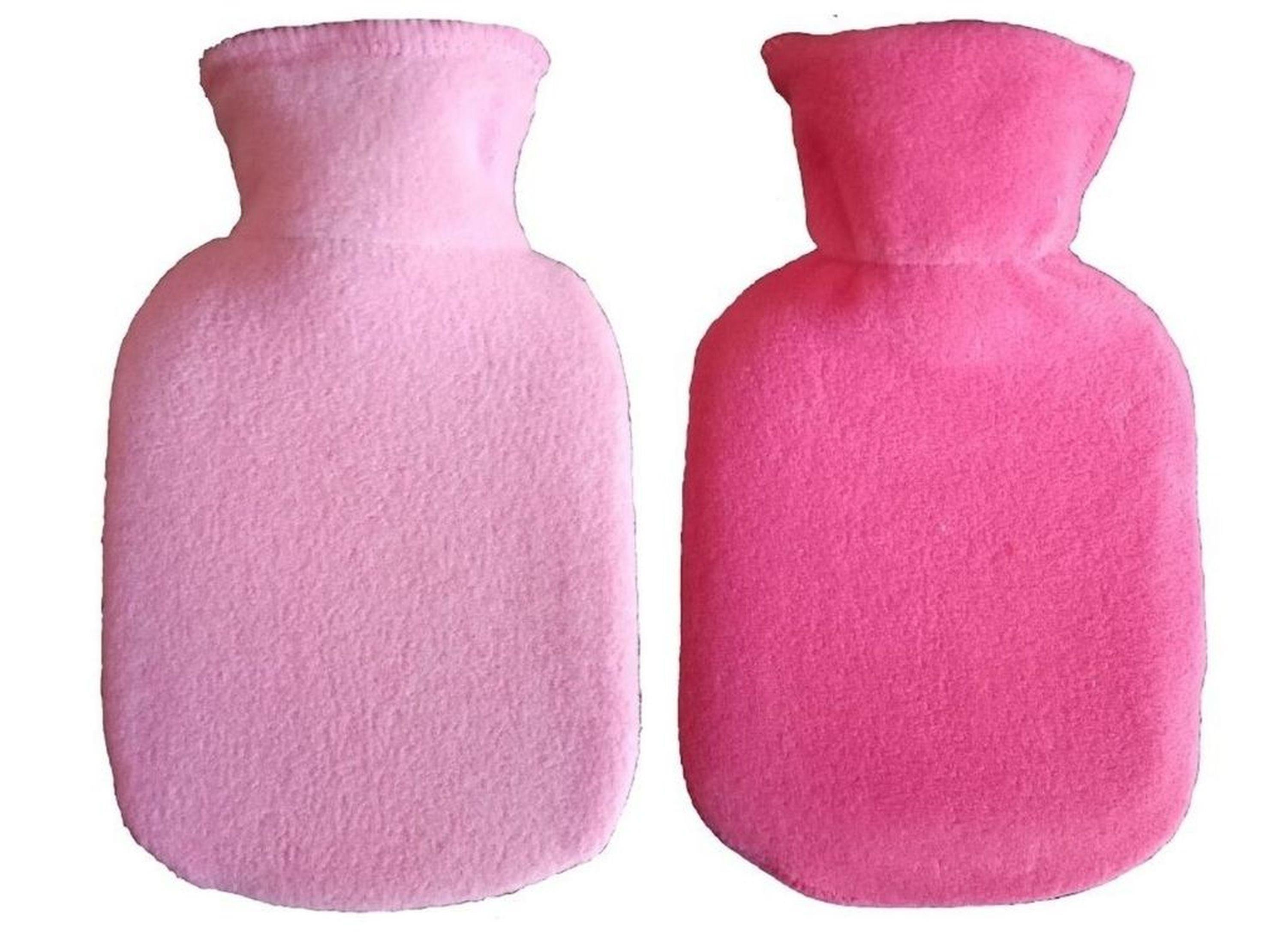 Sıcak Su Torbası 2 Adet,Pembe 23X15X2Cm 250 Ml