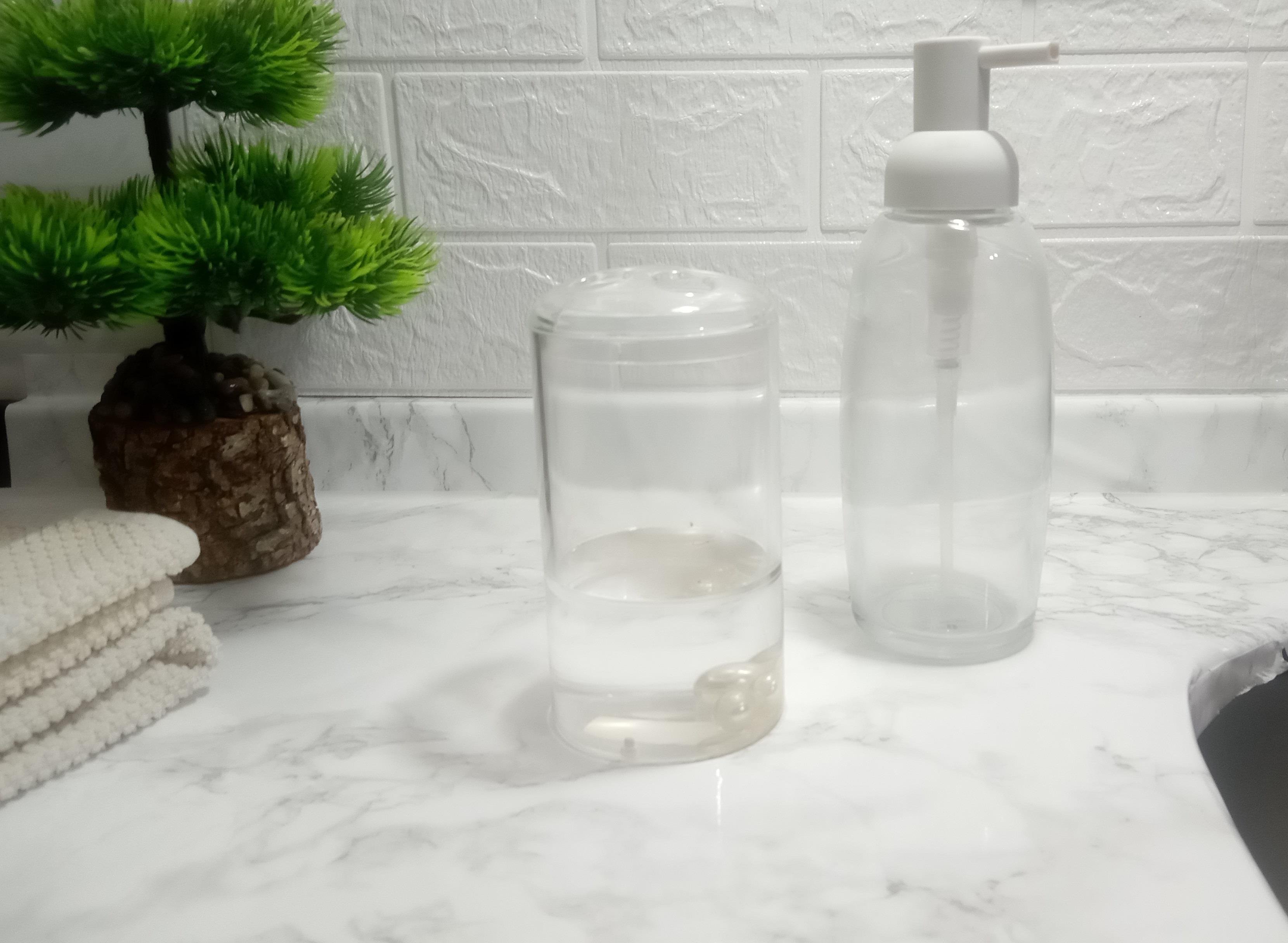 Sıvı Sabunluk Diş Fırçalık 2 Li Banyo Seti Beyaz  İnci  