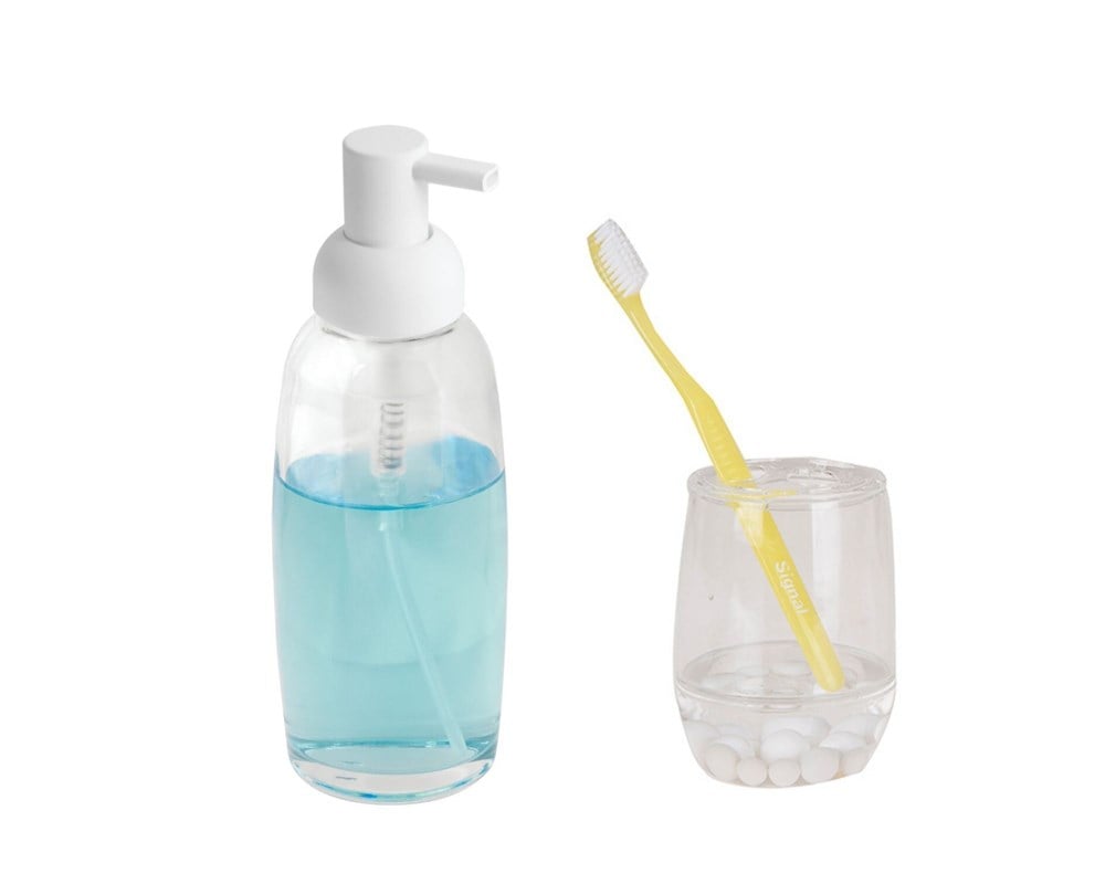 SIVI SABUNLUK VE DİŞ FIRÇALIK 2 Lİ BANYO SETİ BONCUKLU