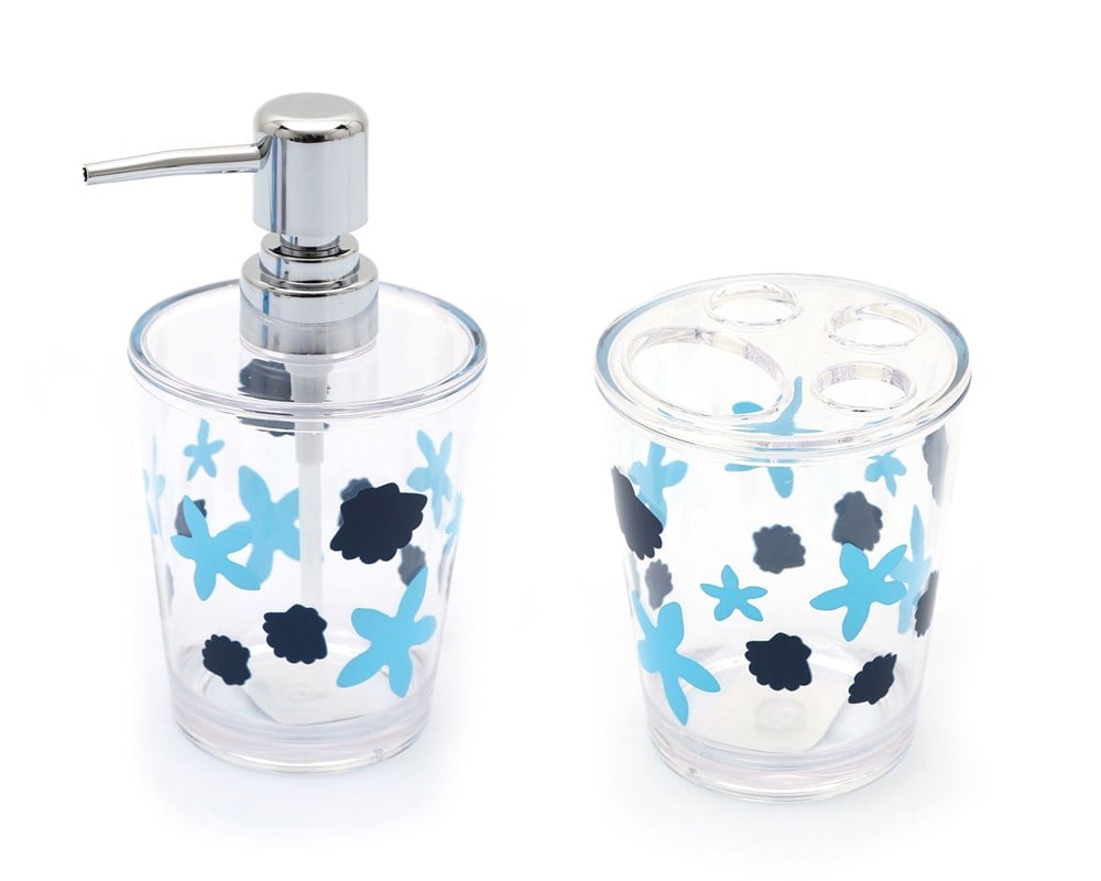 SIVI SABUNLUK VE DİŞ FIRÇALIK 2 Lİ BANYO SETİ BENEKLİ MODEL