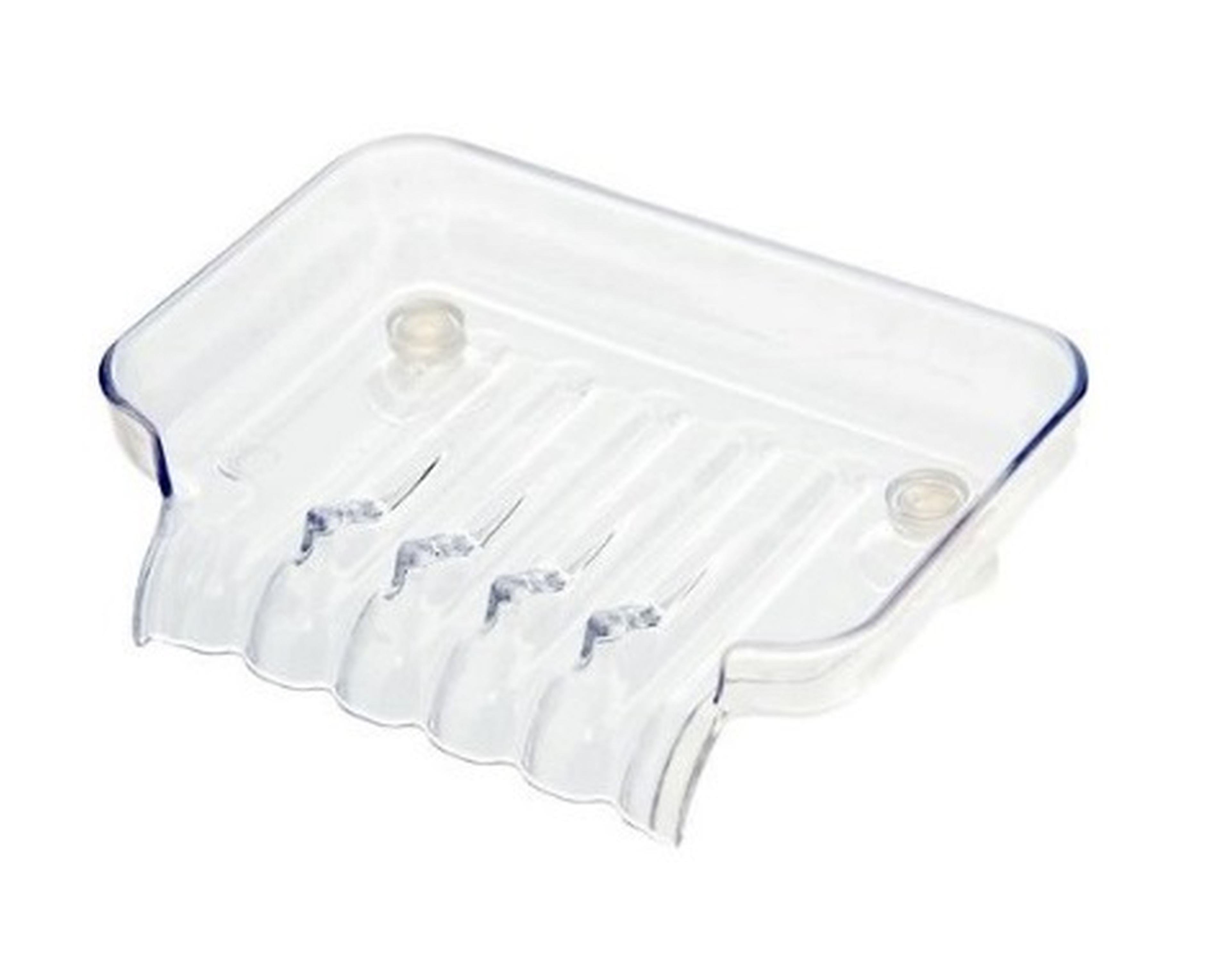 Vakumlu Sabunluk,Süngerlik Şeffaf Akrilik 13X9X3Cm