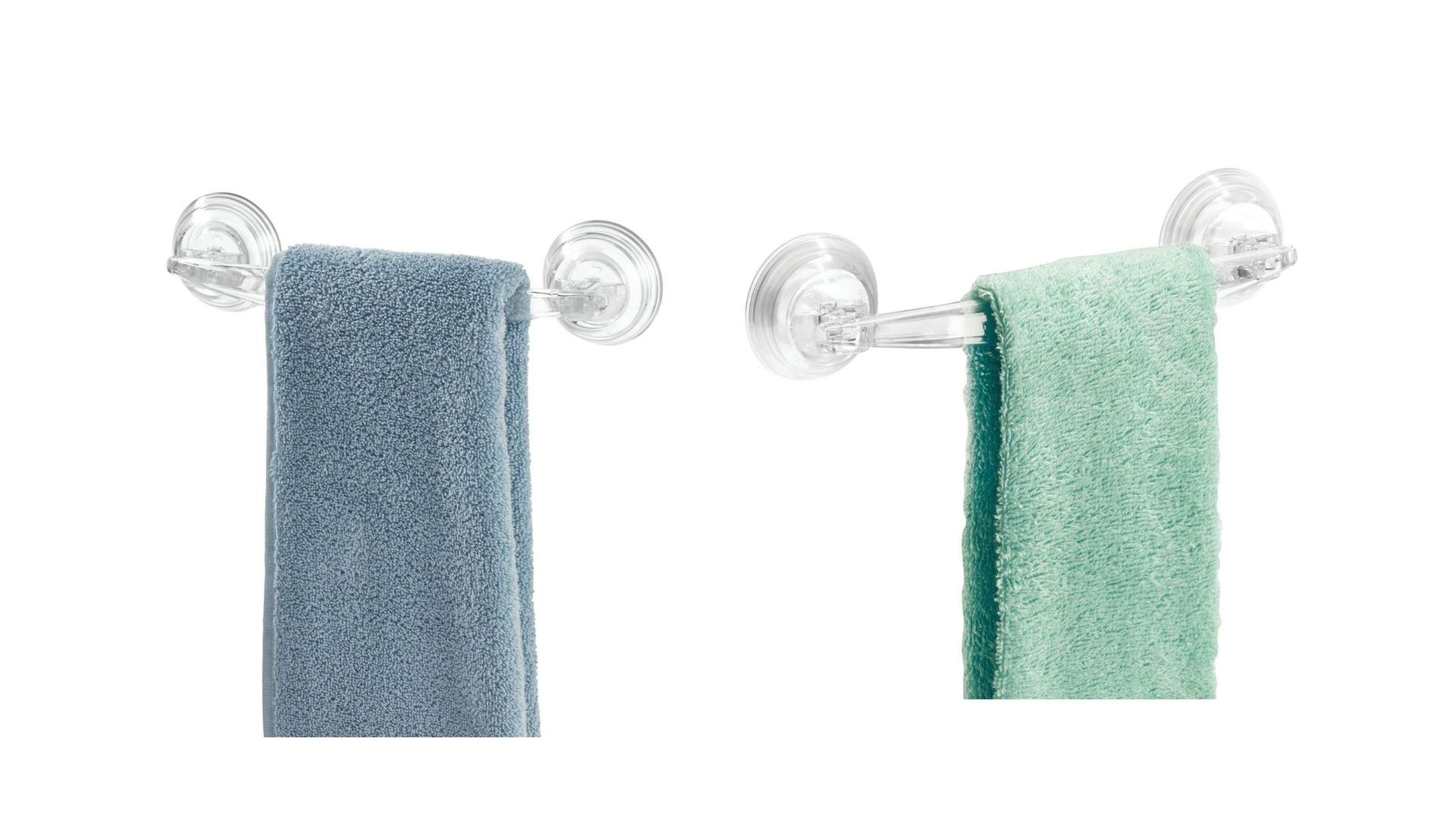 Vantuzlu Havlu Askısı 2 Adet Akrilik Model 23X6X3Cm