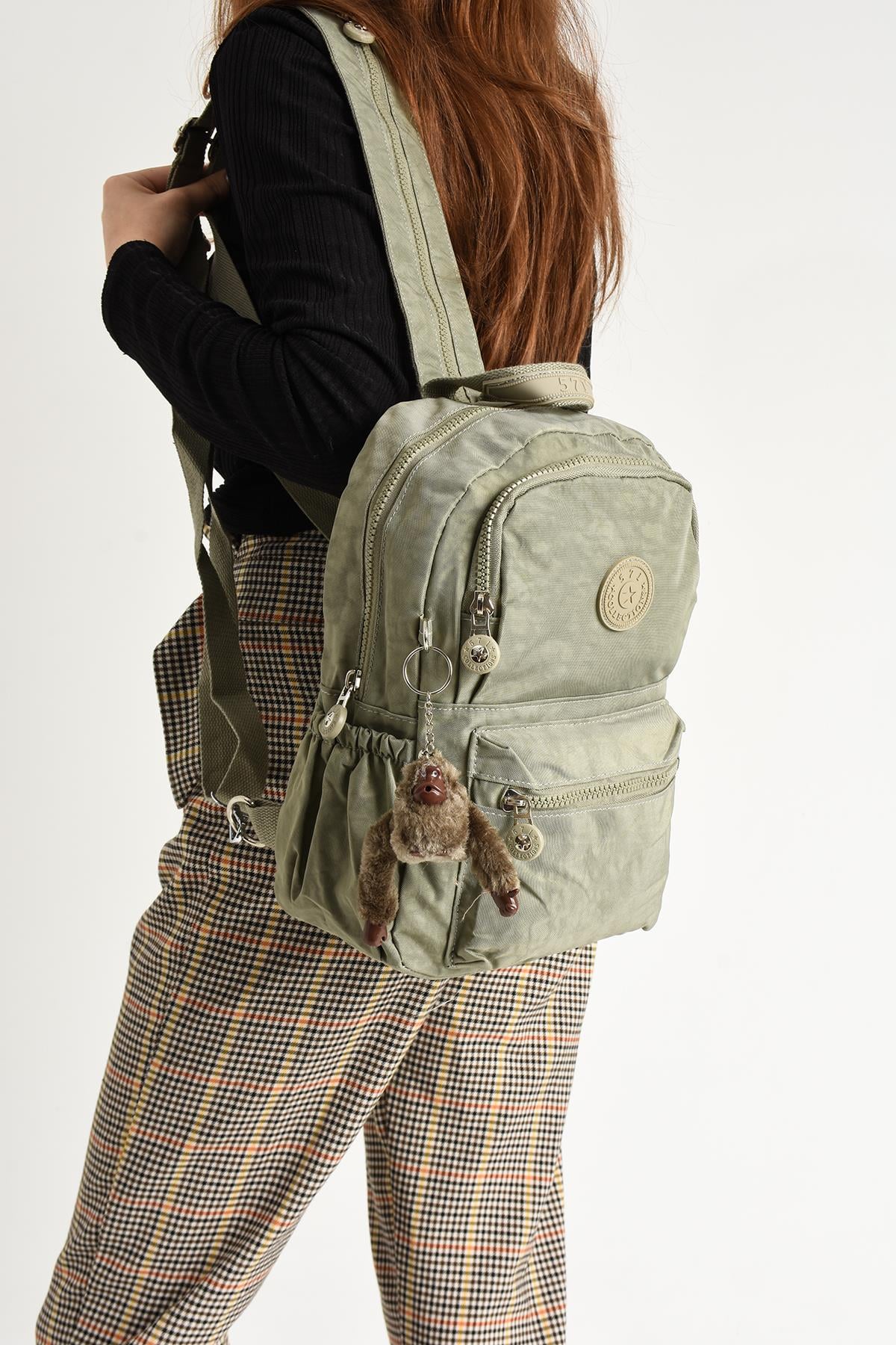 Hem Sırt Hem Göğüs Genç Spor Bodybag Çantası Vizon (Model: 571-8C) 