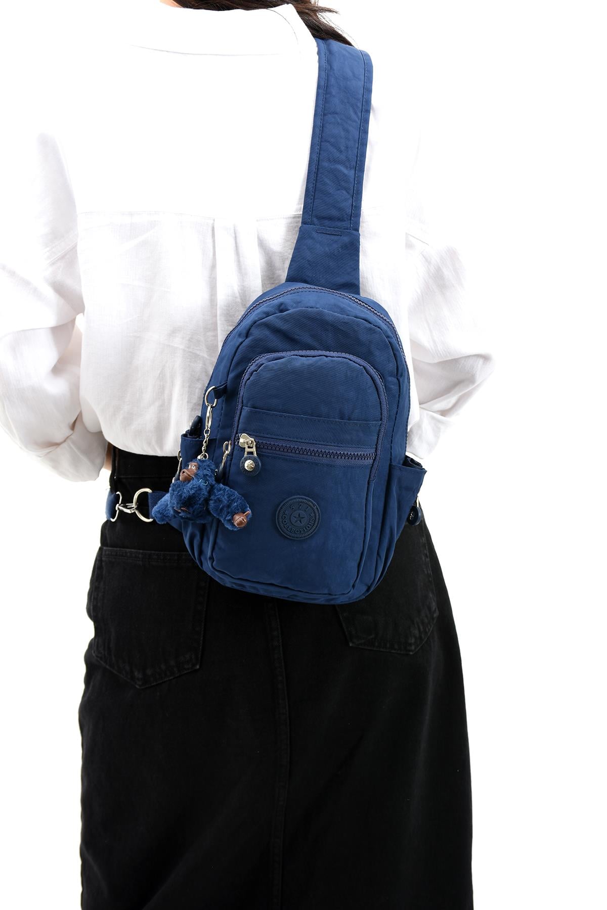 İki Bölmeli Bodybag Göğüs Omuz Çantası Unisex Laci (Model: 571-8B) 