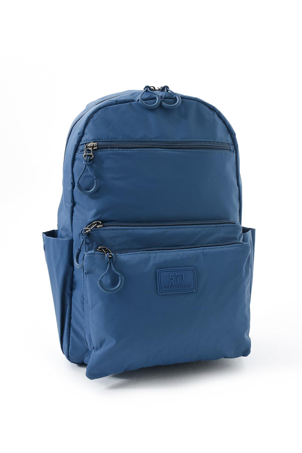 Orta Boy Sırt Çantası Ultra Hafif Çok Cepli Mavi (Model:571-13-9B)