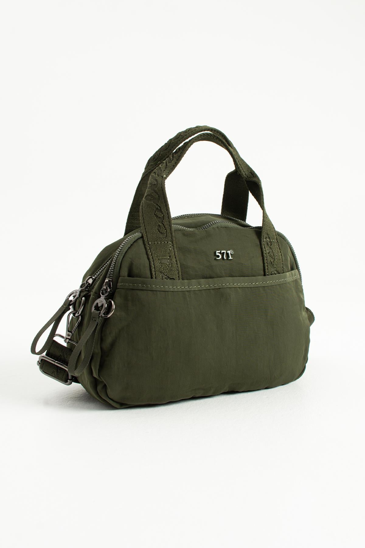 571-13-14HPolyamid Kumaş Omuz Kol Çantası Koyu Yeşil Model: (571-13-14H)