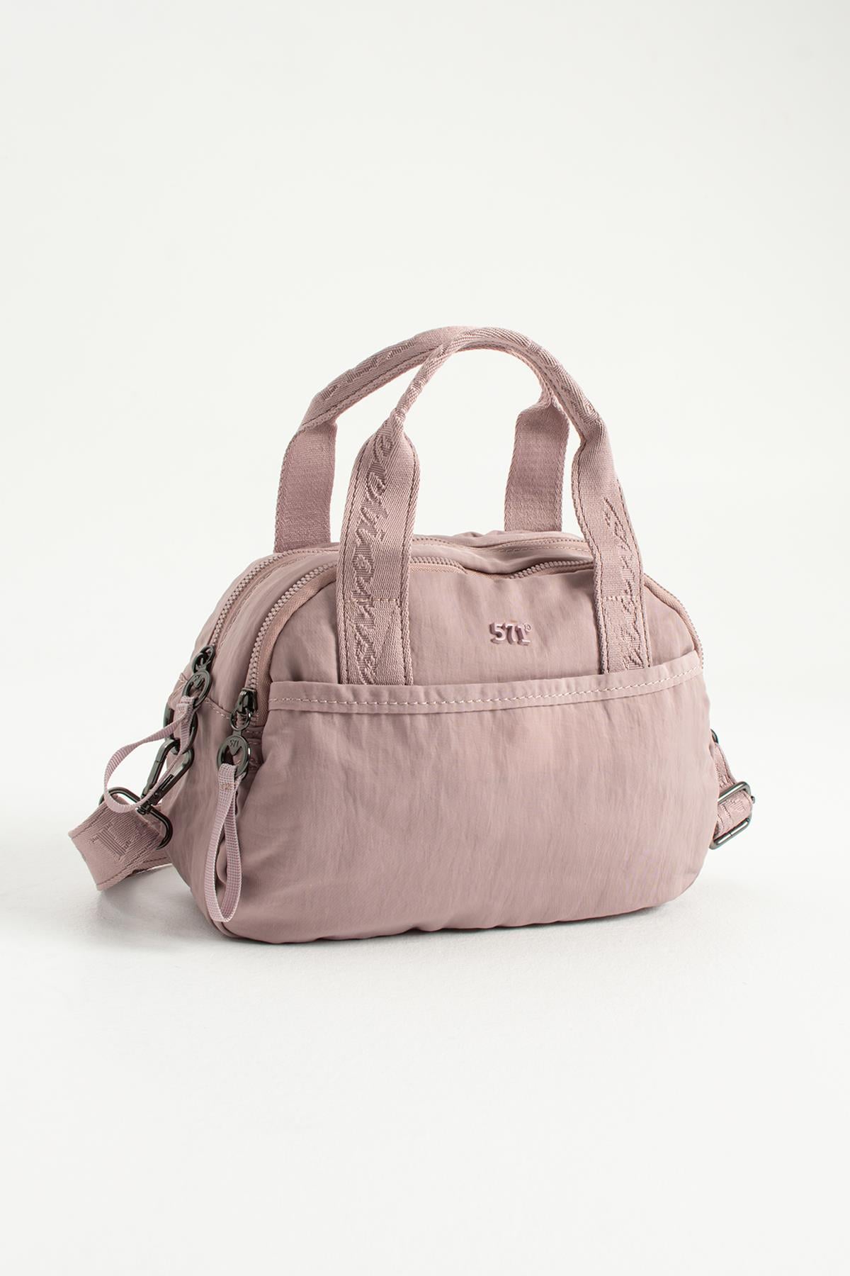 571-13-14HPolyamid Kumaş Omuz Kol Çantası Pembe Model: (571-13-14H)