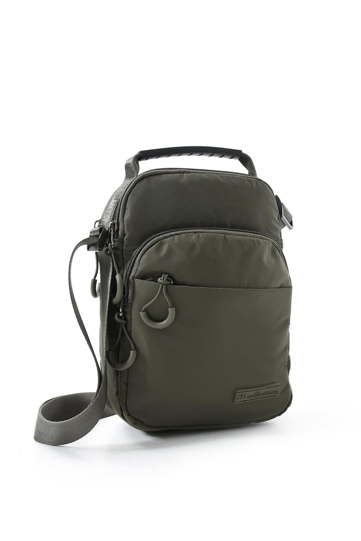 Üç Bölmeli Unisex Göğüs (Bodybag) - El Çantası Haki (Model: 571-9P) 