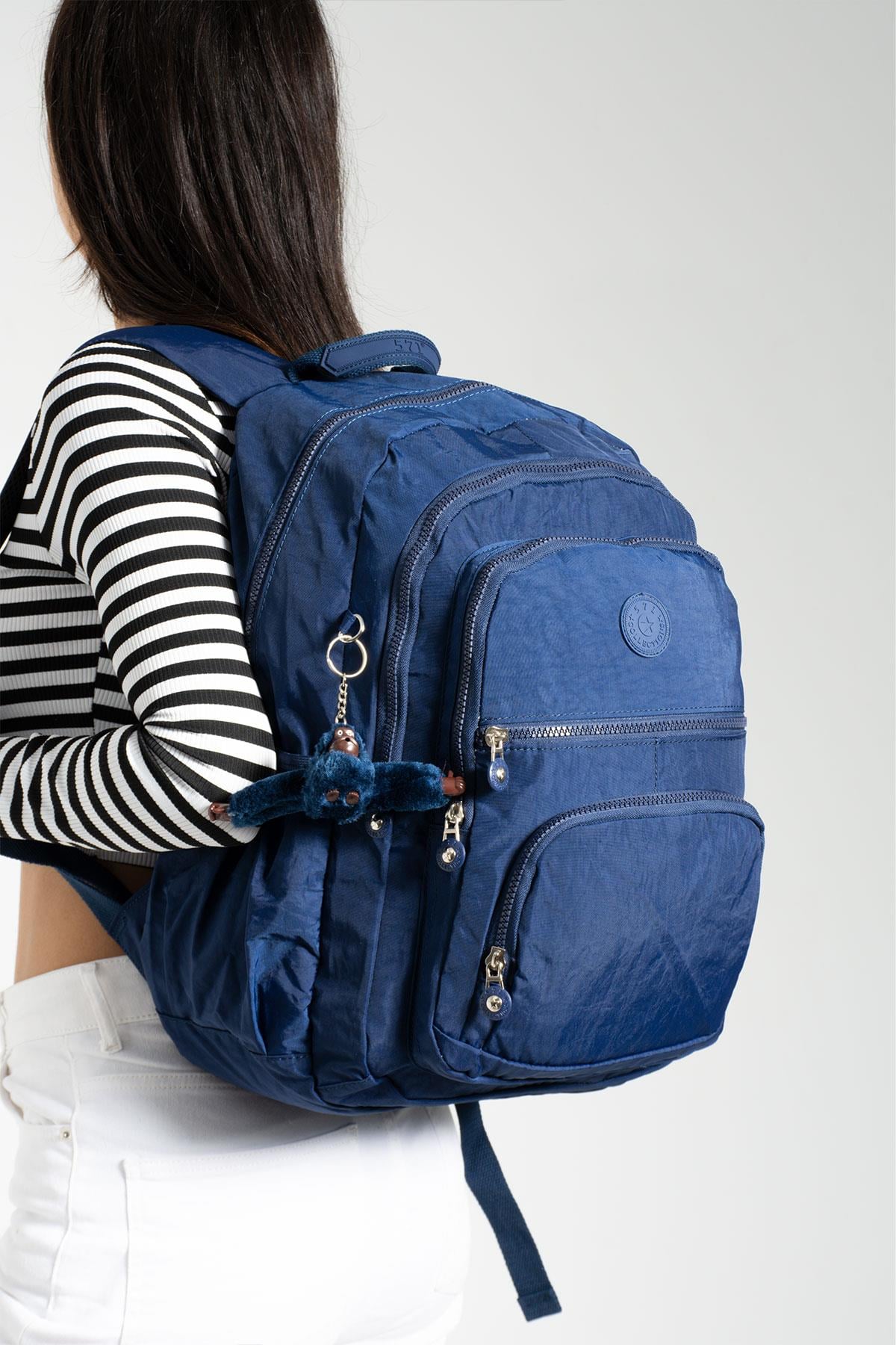 Ultra Hafif Çok Cepli Krinkıl Sırt Çantası Unisex Laci (Model: 571-2C)
