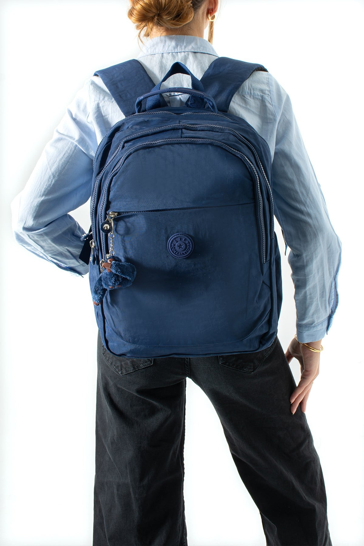 571-3KUltra Hafif Çok Cepli Orta Boy Sırt Çantası Lacivert Model: (571-3K)