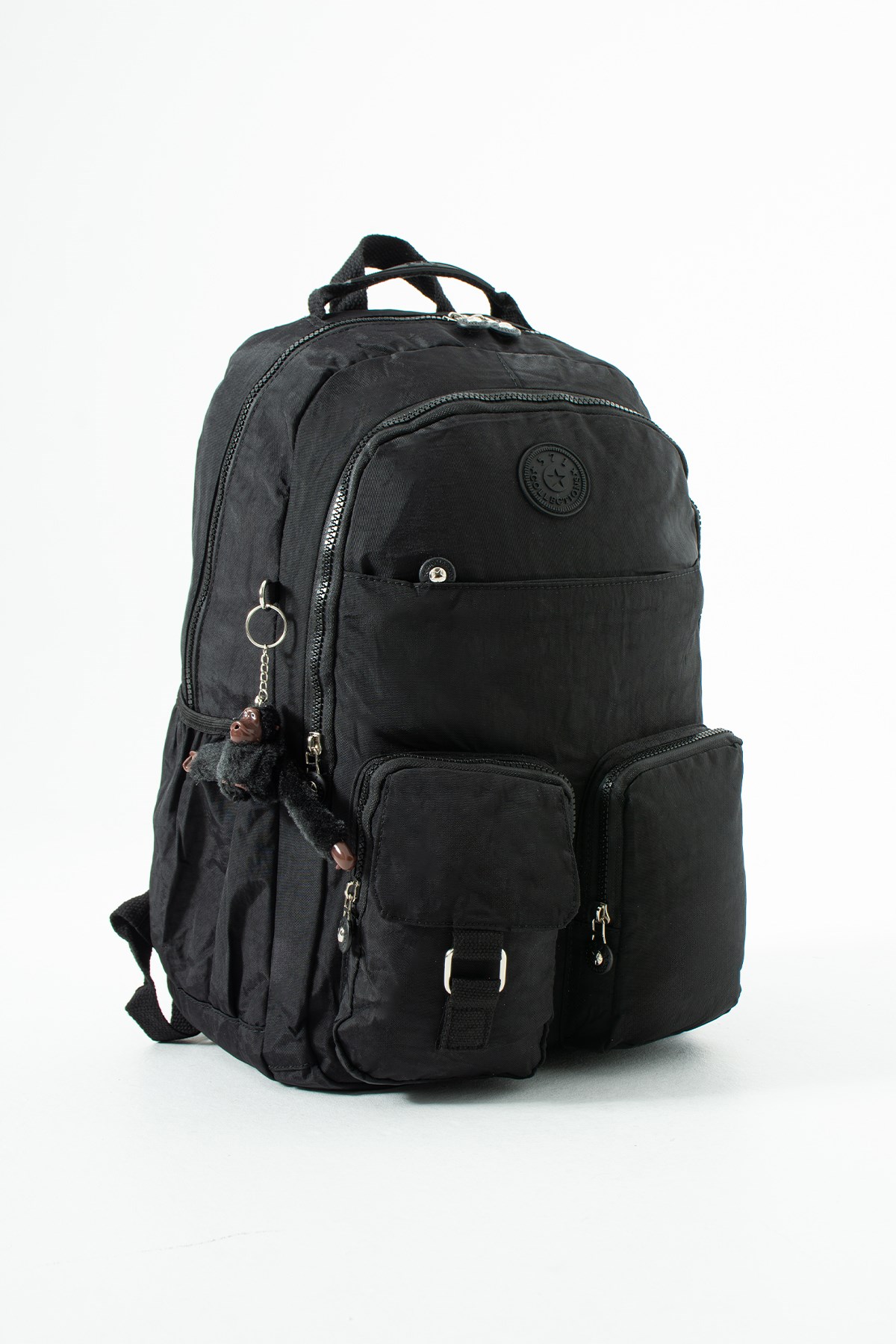 571-1AUltra Hafif Çok Cepli Su Geçirmez Sırt Çantası Unisex Siyah (Model: 571-1A)