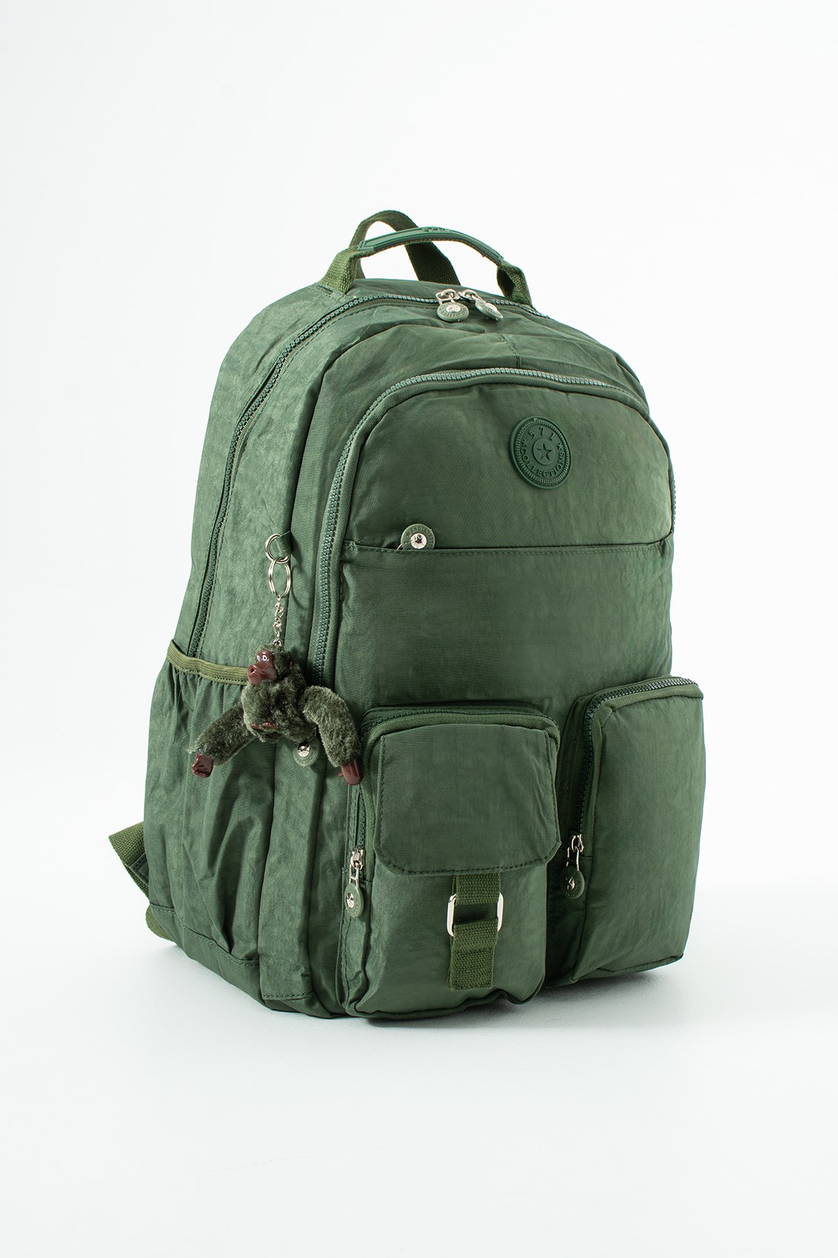 571-1AUltra Hafif Çok Cepli Su Geçirmez Sırt Çantası Unisex Yeşil (Model: 571-1A)
