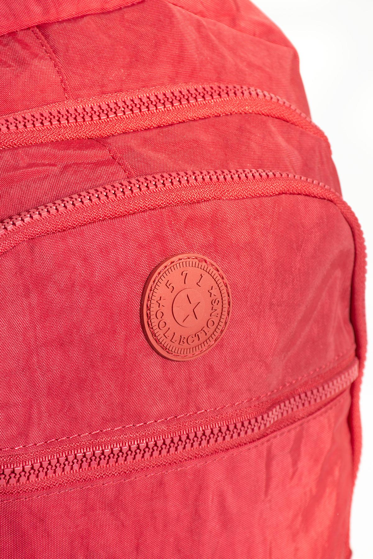 Ultra Hafif Çok Cepli Su Geçirmez Sırt Çantası Unisex Kırmzı (Model: 571-2G) 