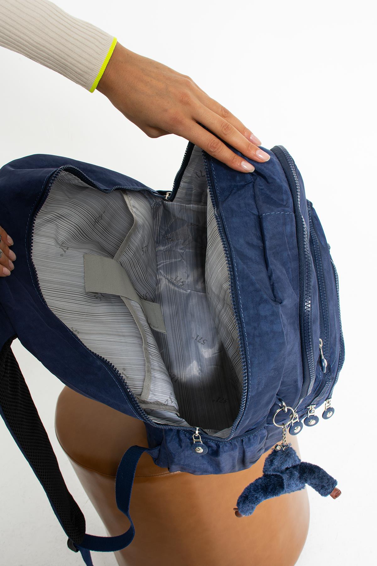 Ultra Hafif Çok Cepli Su Geçirmez Sırt Çantası Unisex Laci (Model: 571-1E) 