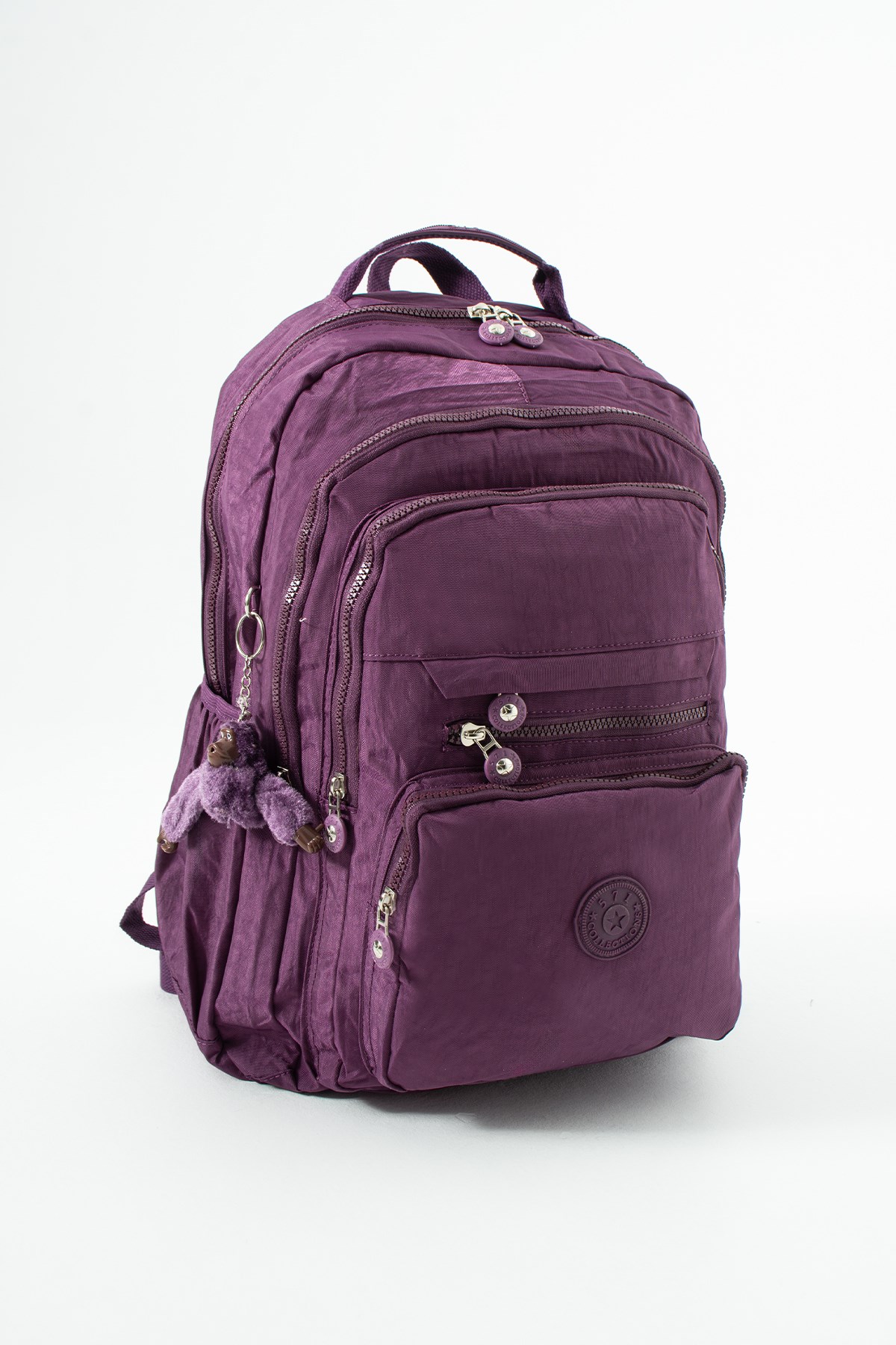 571-2FUltra Hafif Çok Cepli Su Geçirmez Sırt Çantası Unisex Mor (Model: 571-2F)