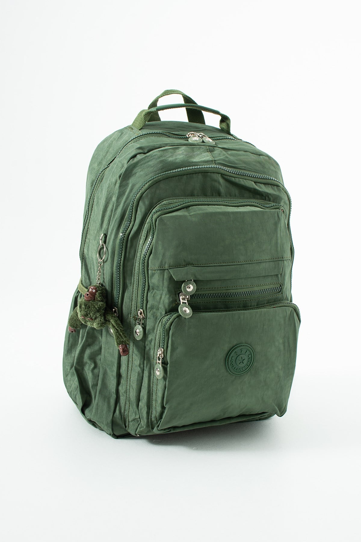 571-2FUltra Hafif Çok Cepli Su Geçirmez Sırt Çantası Unisex Yeşil (Model: 571-2F)