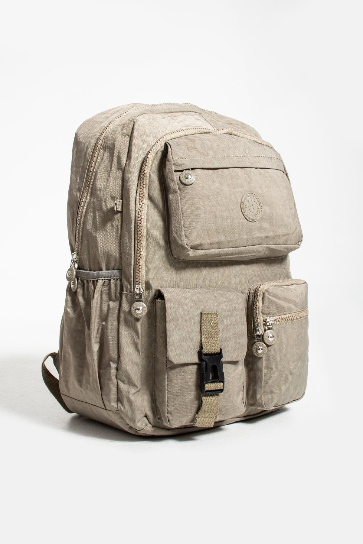 Ultra Hafif Çok Cepli Su Geçirmez Sırt Çantası Vizon (Model: 571-1K)