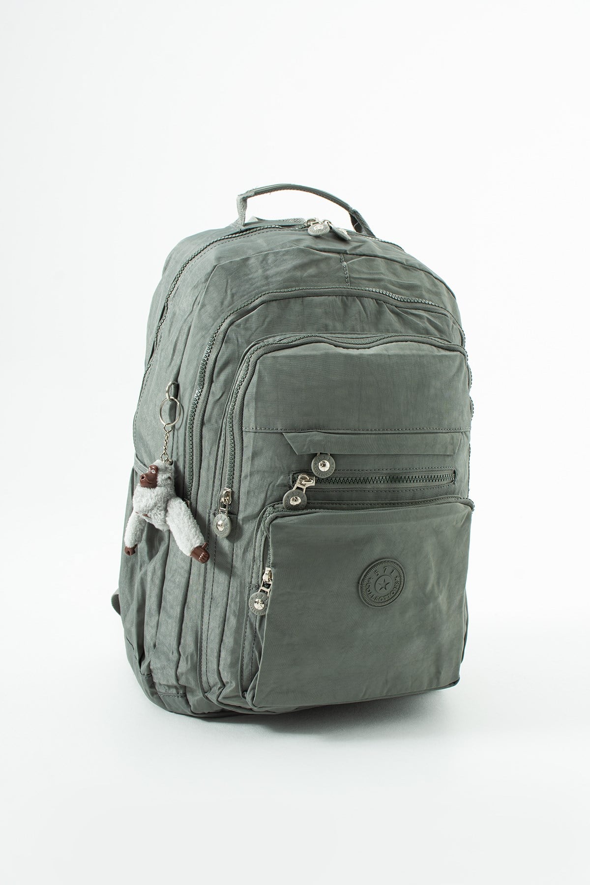 571-2FUltra Hafif Çok Cepli Su Geçirmez Sırt Çantası Unisex Gri (Model: 571-2F)