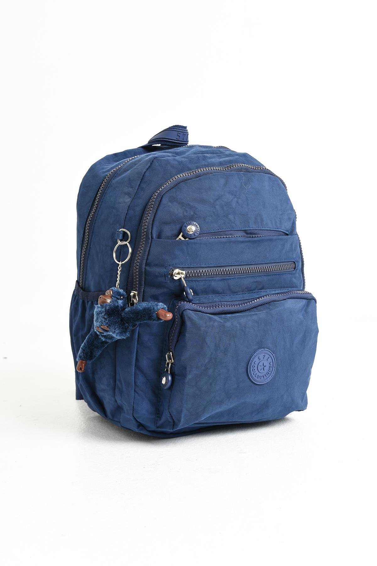 Ultra Hafif Orta Boy Sırt Çantası Çok Cepli Unisex Mavi (Model: 571-4B) 571-4B, M