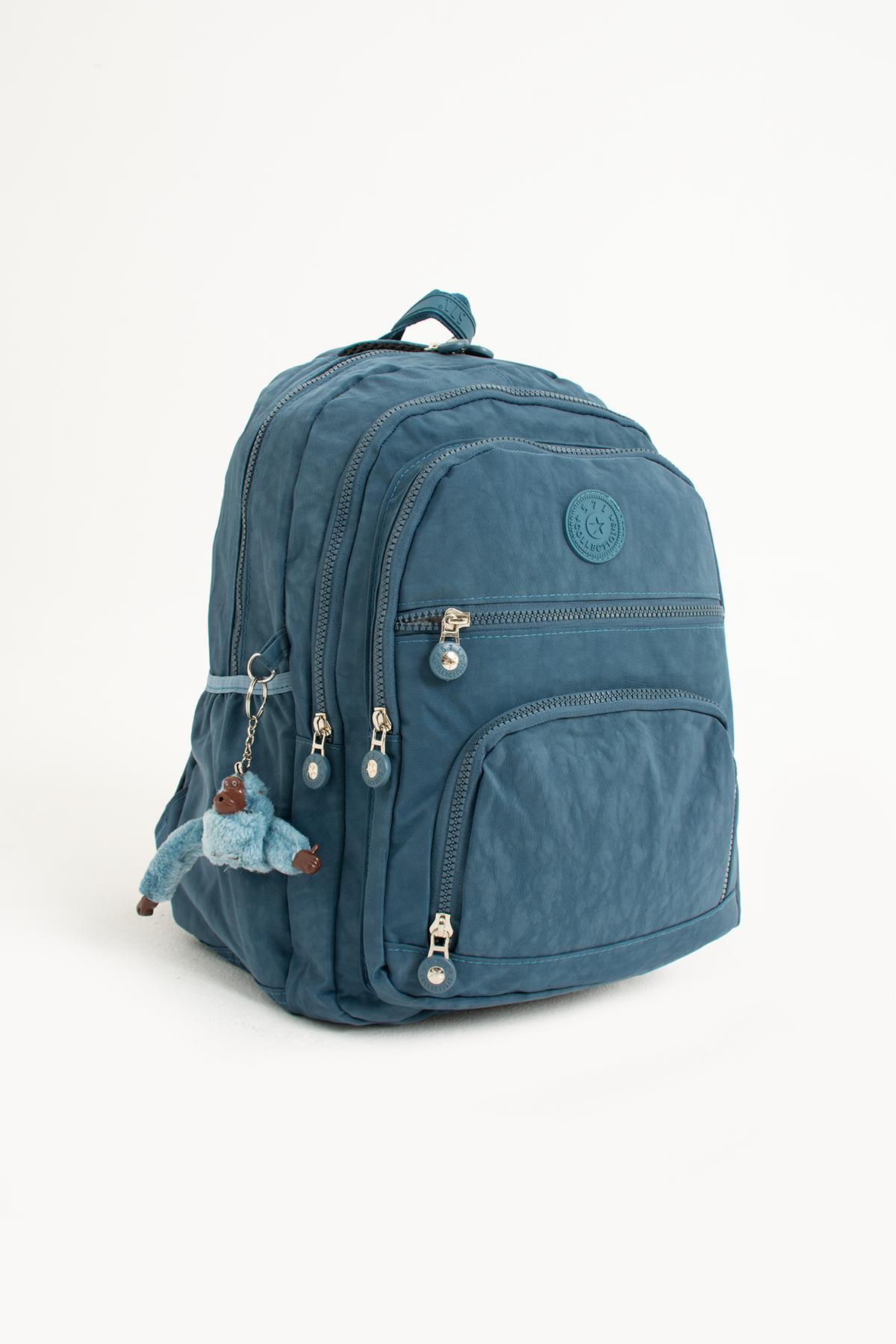Ultra Hafif Orta Boy Sırt Çantası Unisex Mavi (Model: 571-3C) 