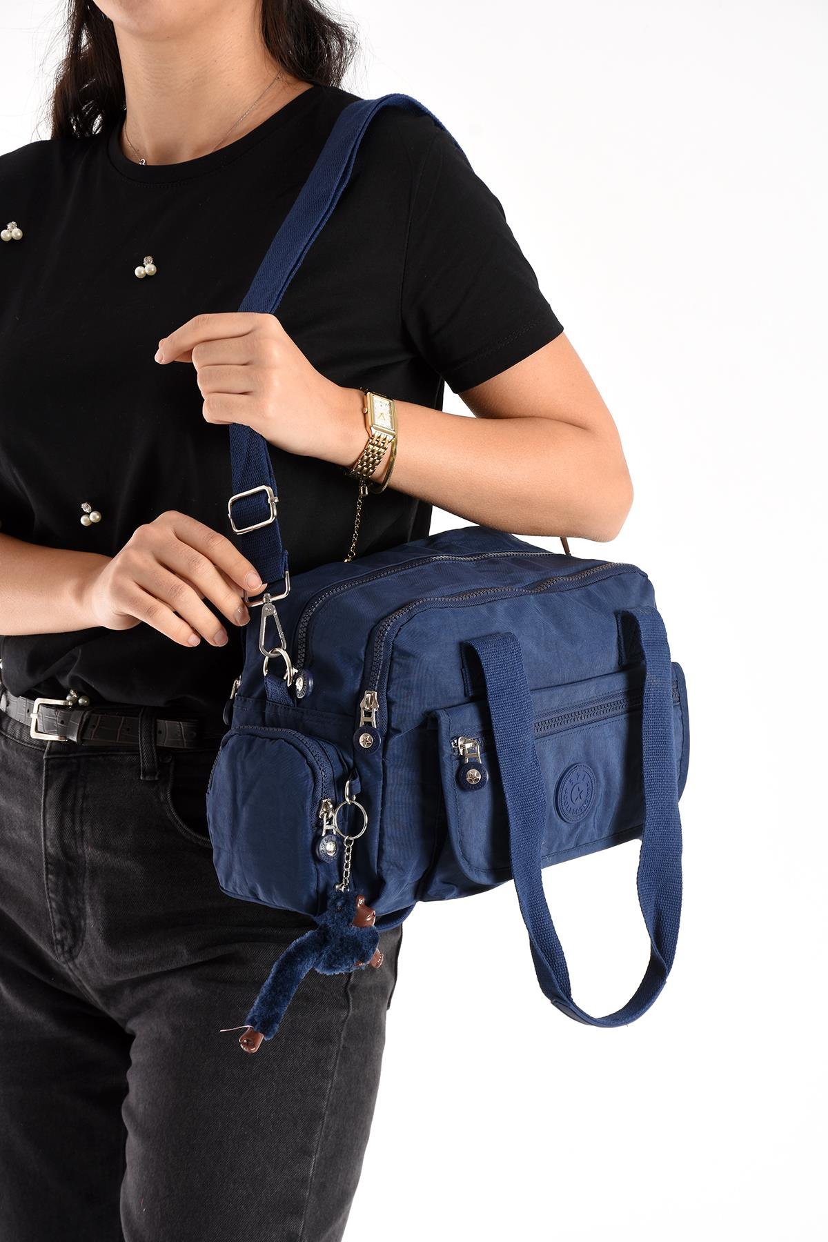 Ultra Hafif Su Geçirmez Çok Cepli Omuz Çantası Laci (Model: 571-5M) 